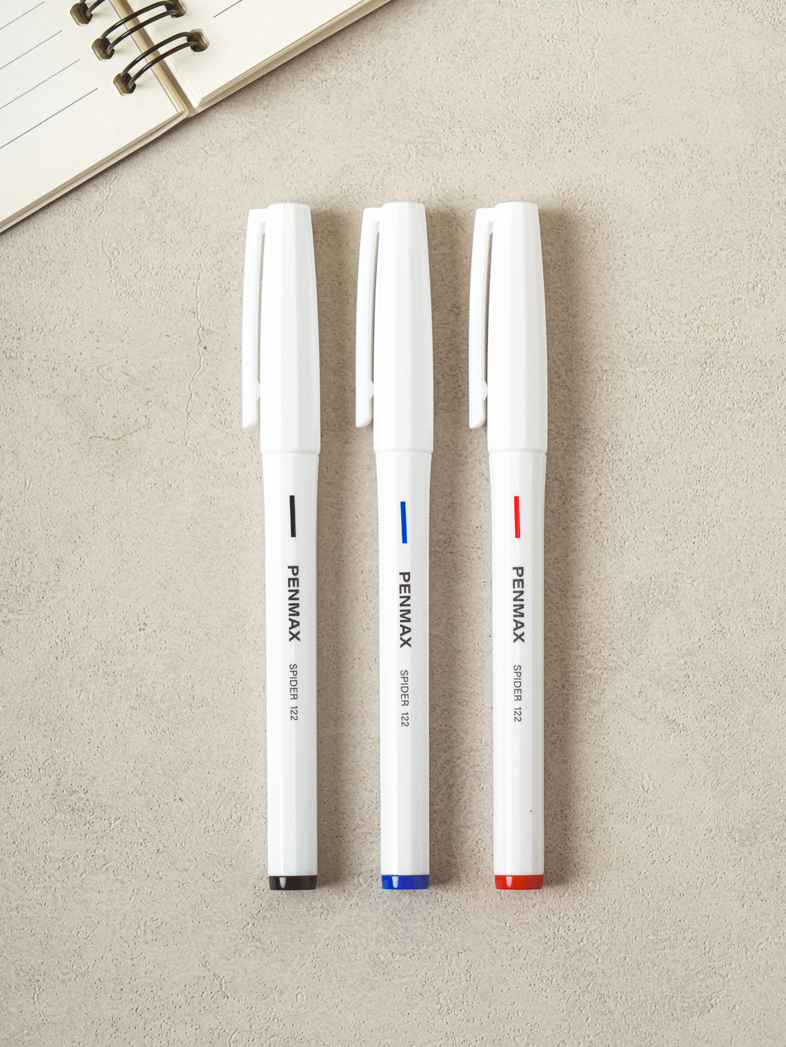 세필 수성펜 0.38 mm 혼합 3개입