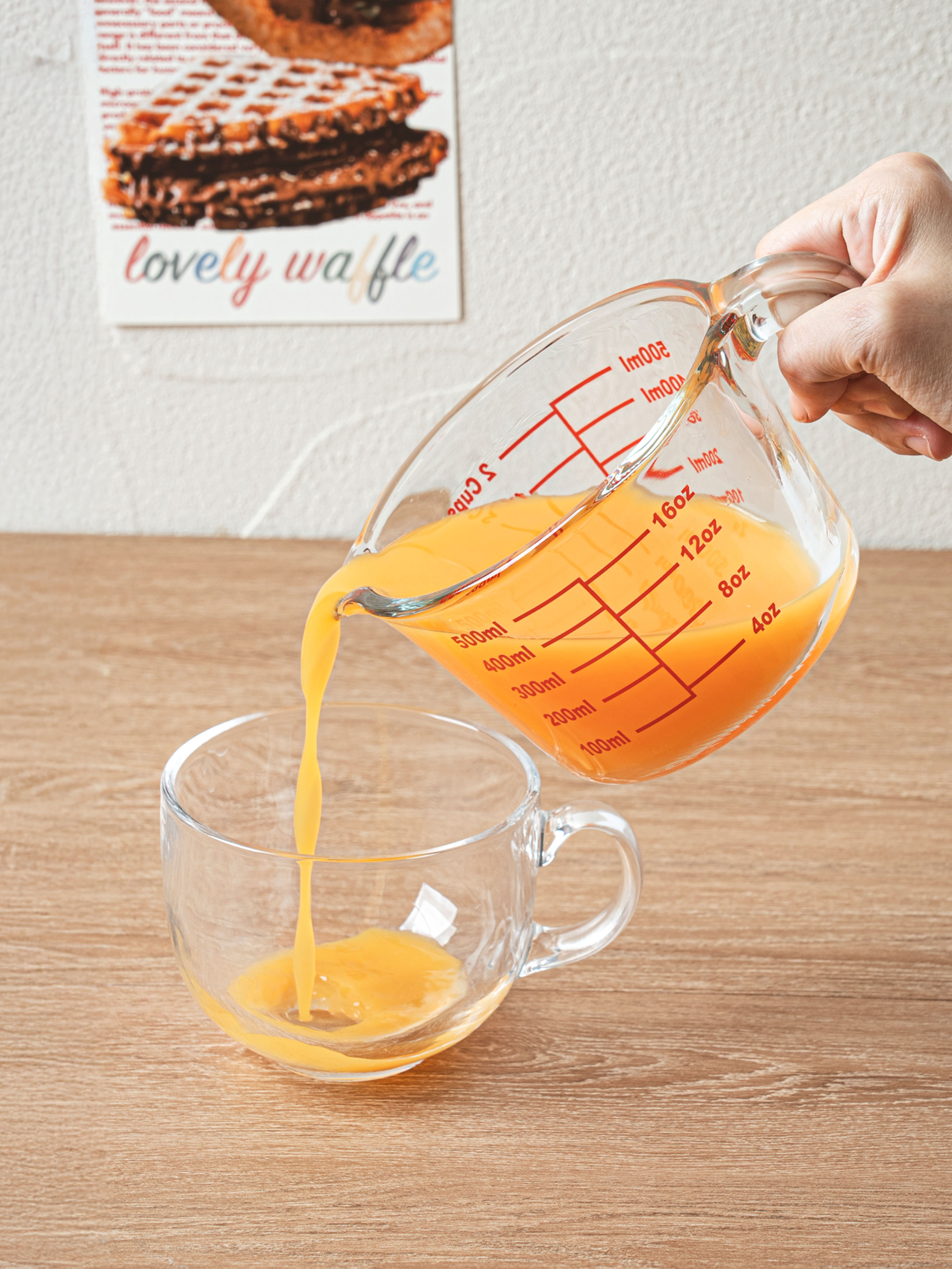 내열 유리 계량컵 500 ml