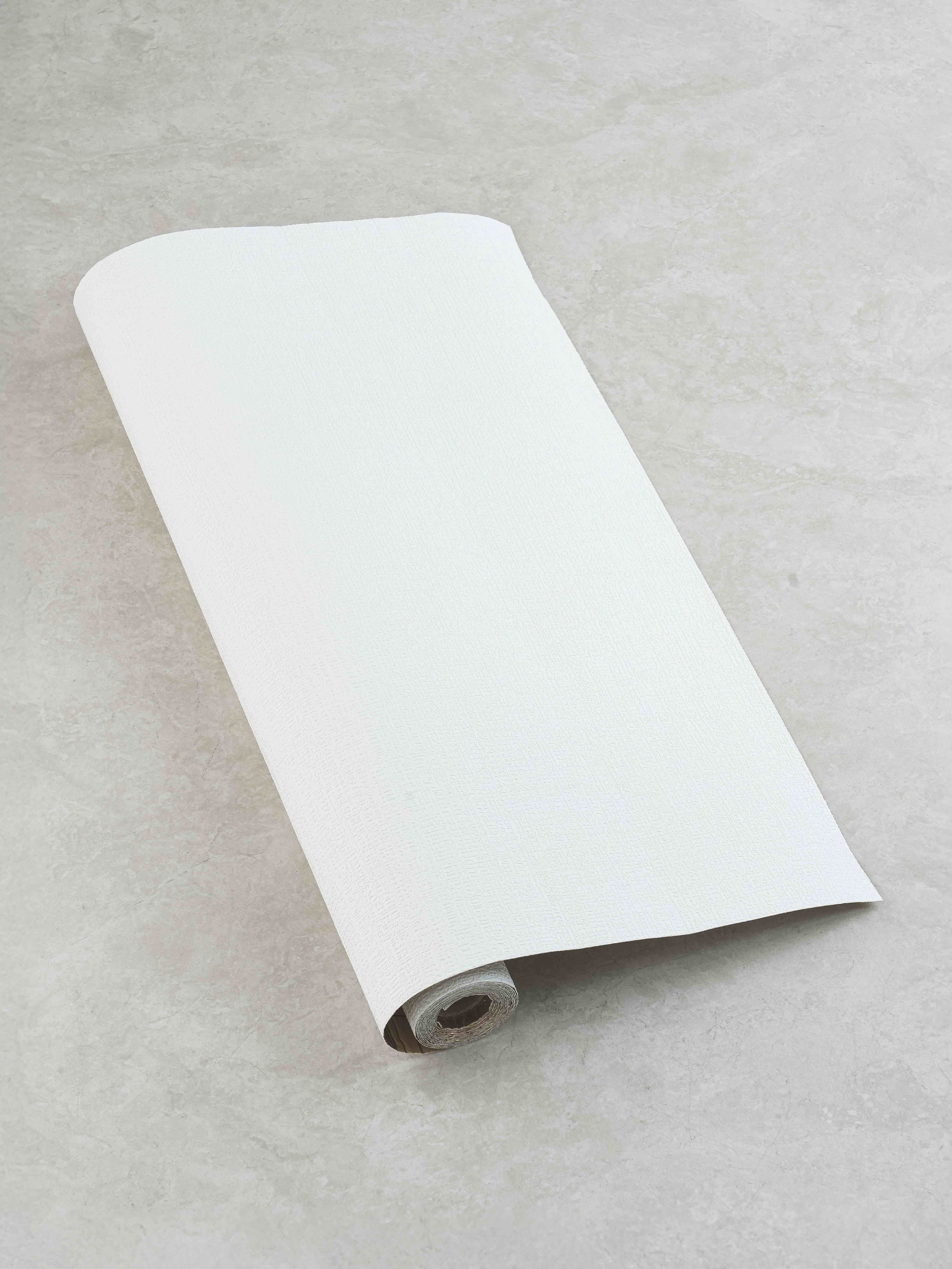실크 폼 벽지 50 X 250 cm 화이트