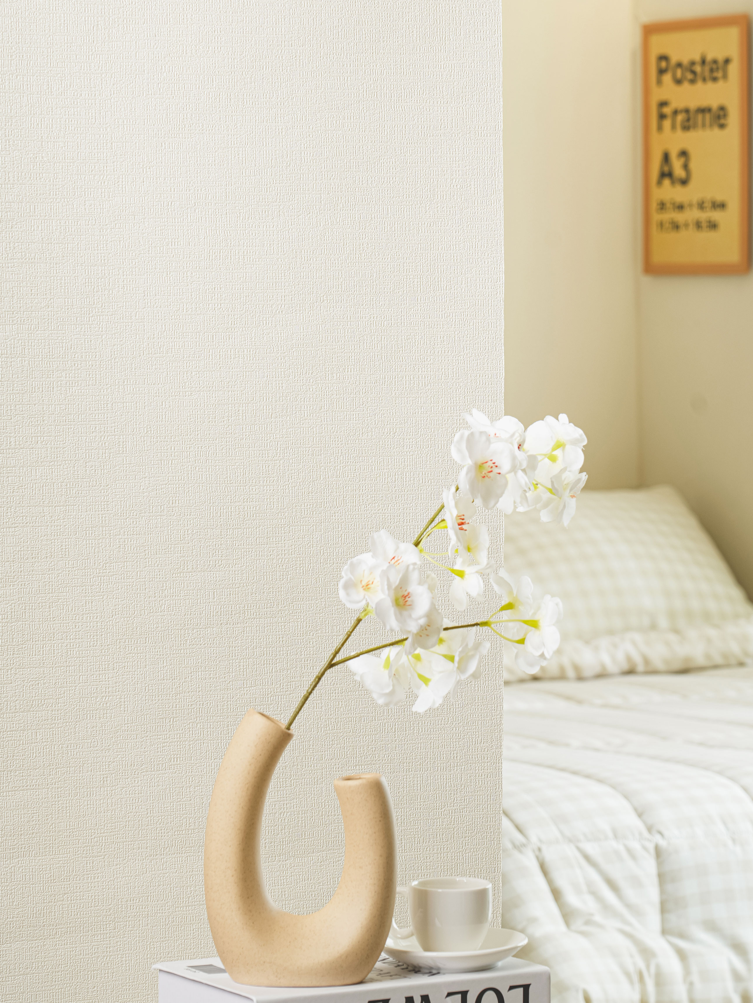 실크 폼 벽지 50 X 250 cm 베이지