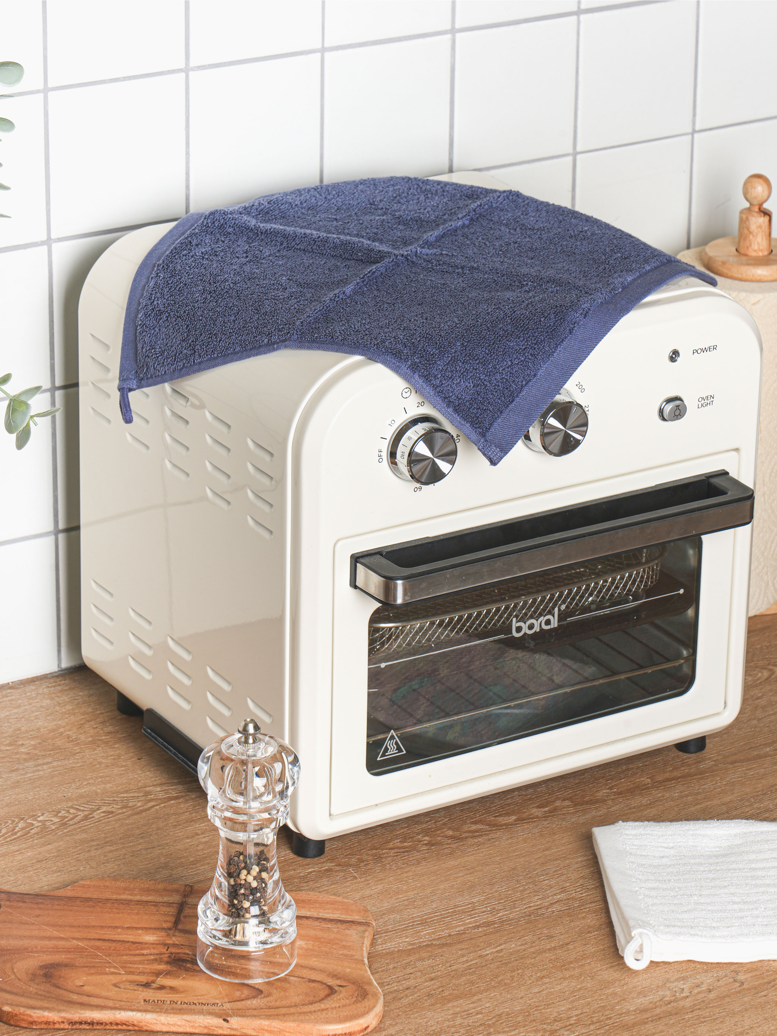 송월 깔끔 핸드타월 30 X 30 cm 진청