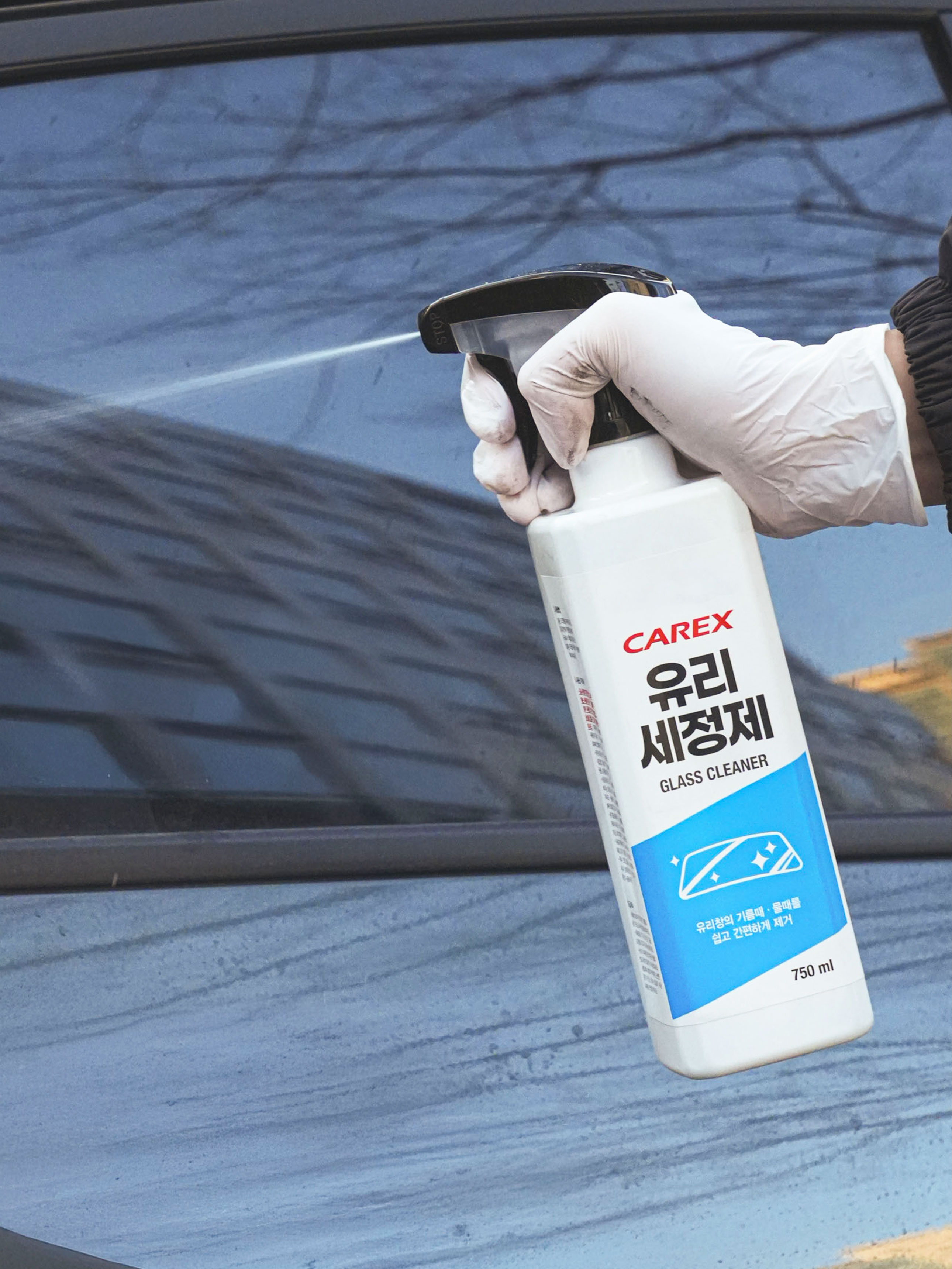 카렉스 유리 세정제 750 ml