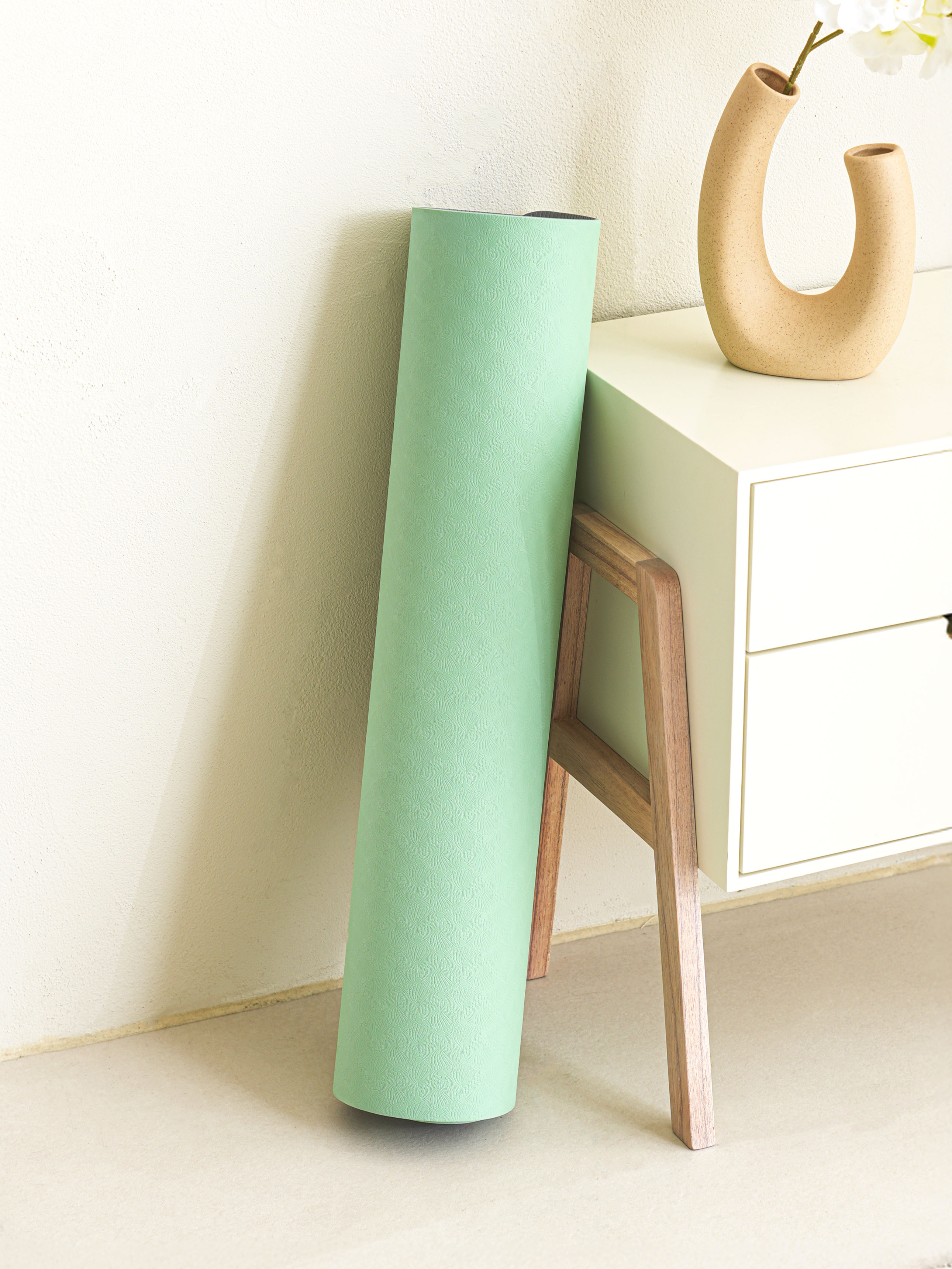 TPE 투톤 요가 매트 173 X 61 X 0.4 cm 민트