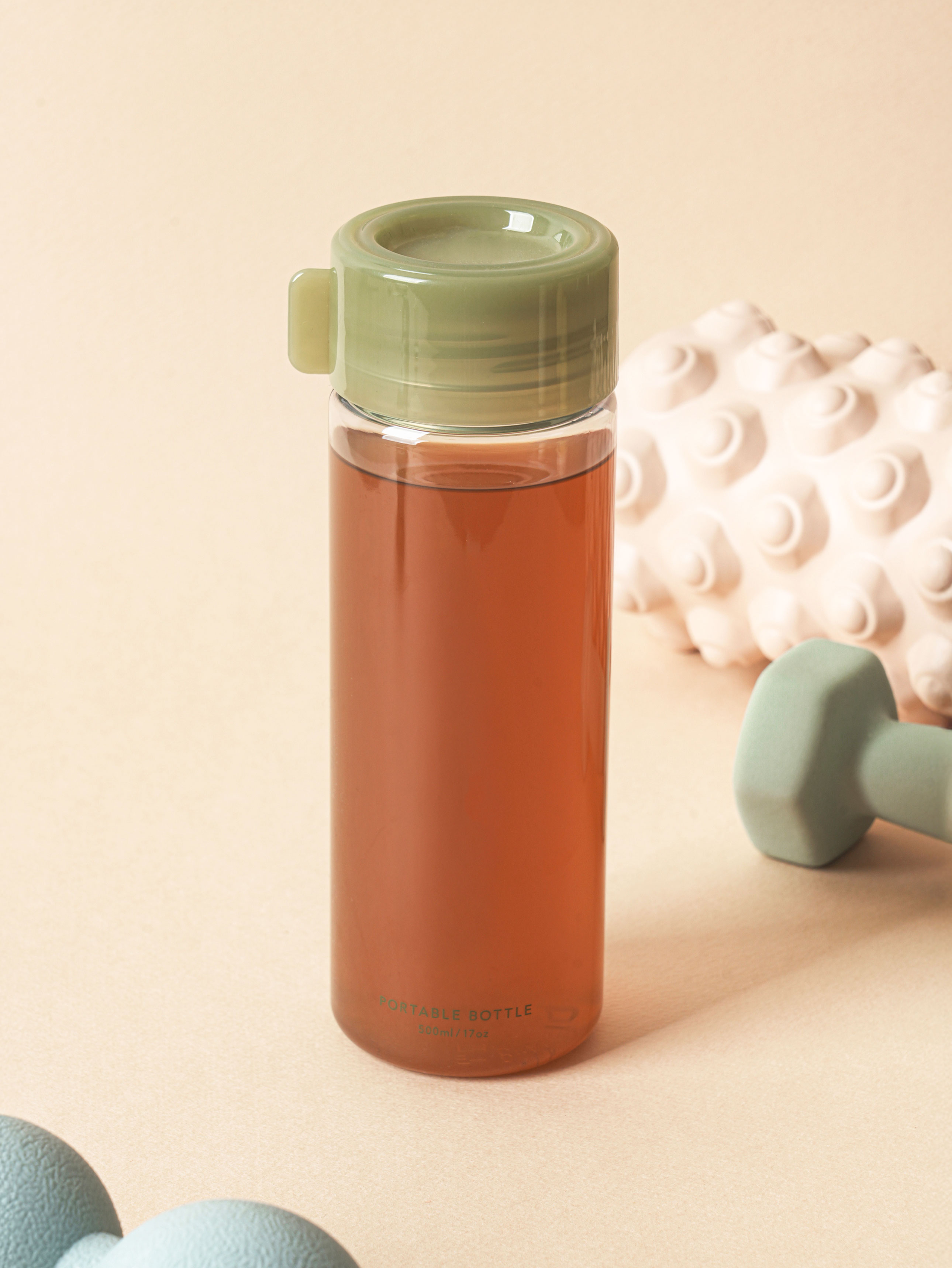 클리어 보틀 500 ml 그린