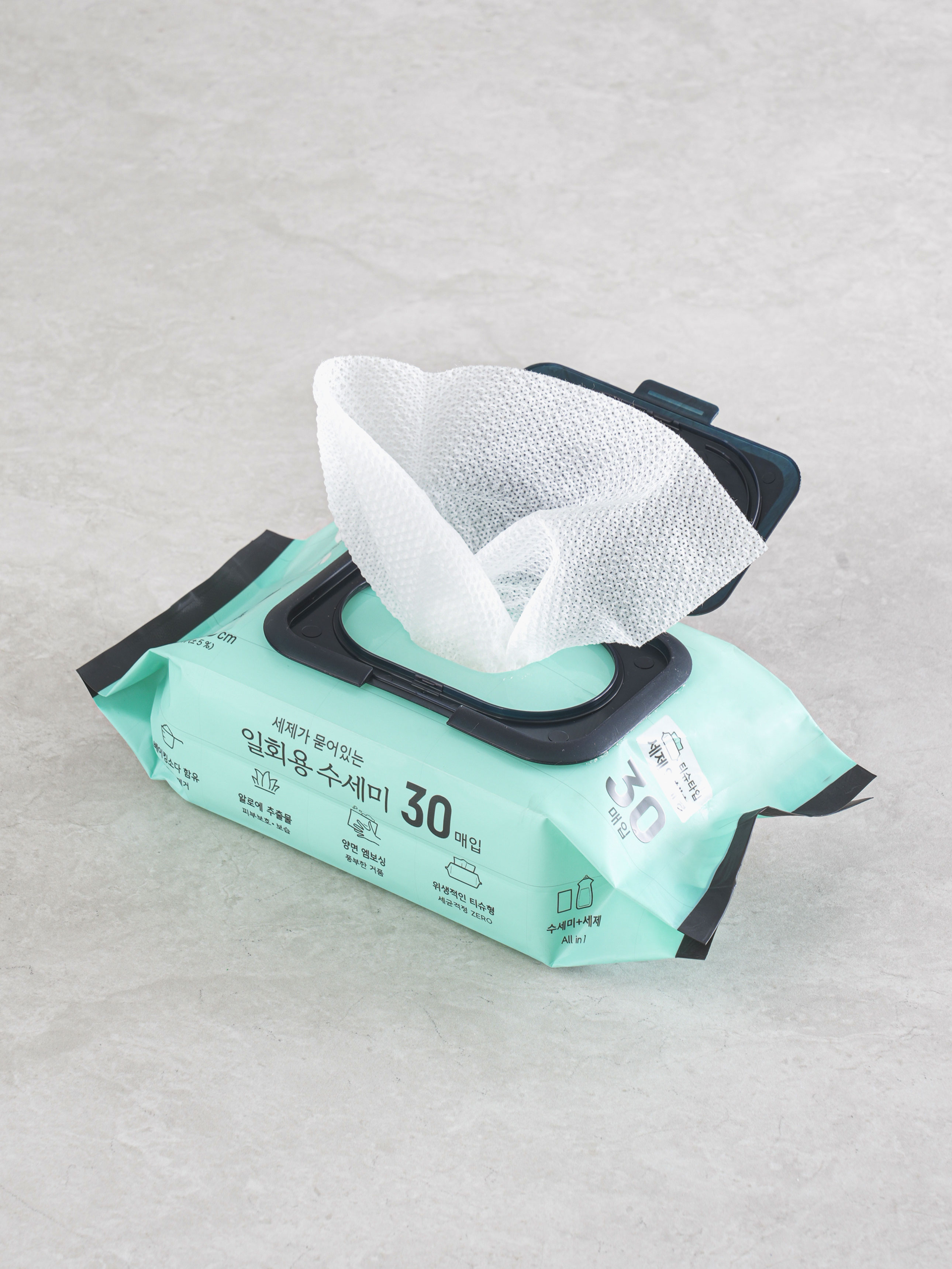 일회용 베이킹소다 수세미 30매입