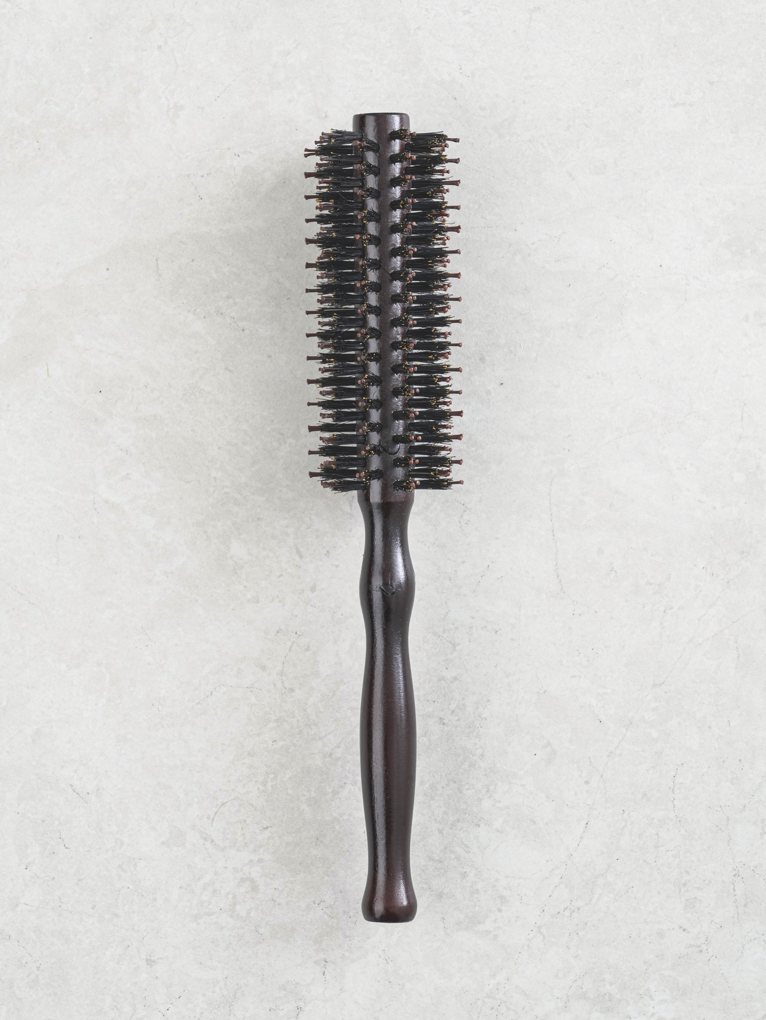 원목 롤 헤어 브러시