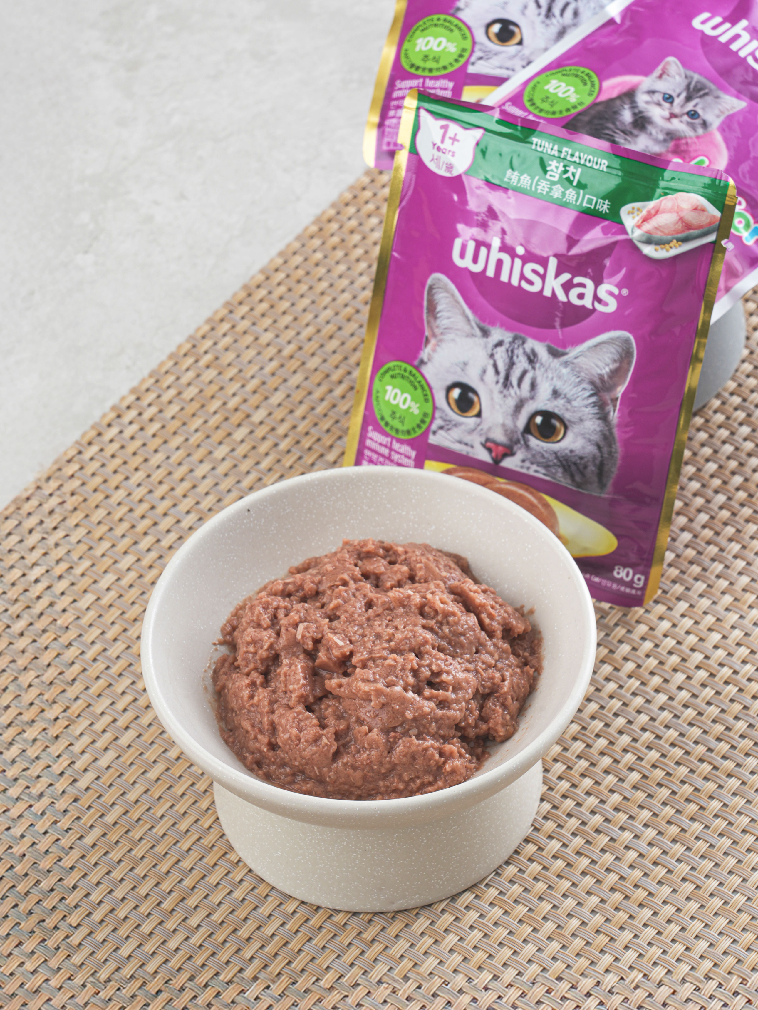 [Зоо] Пауч Whiskas для взрослых кошек 80 г тунец