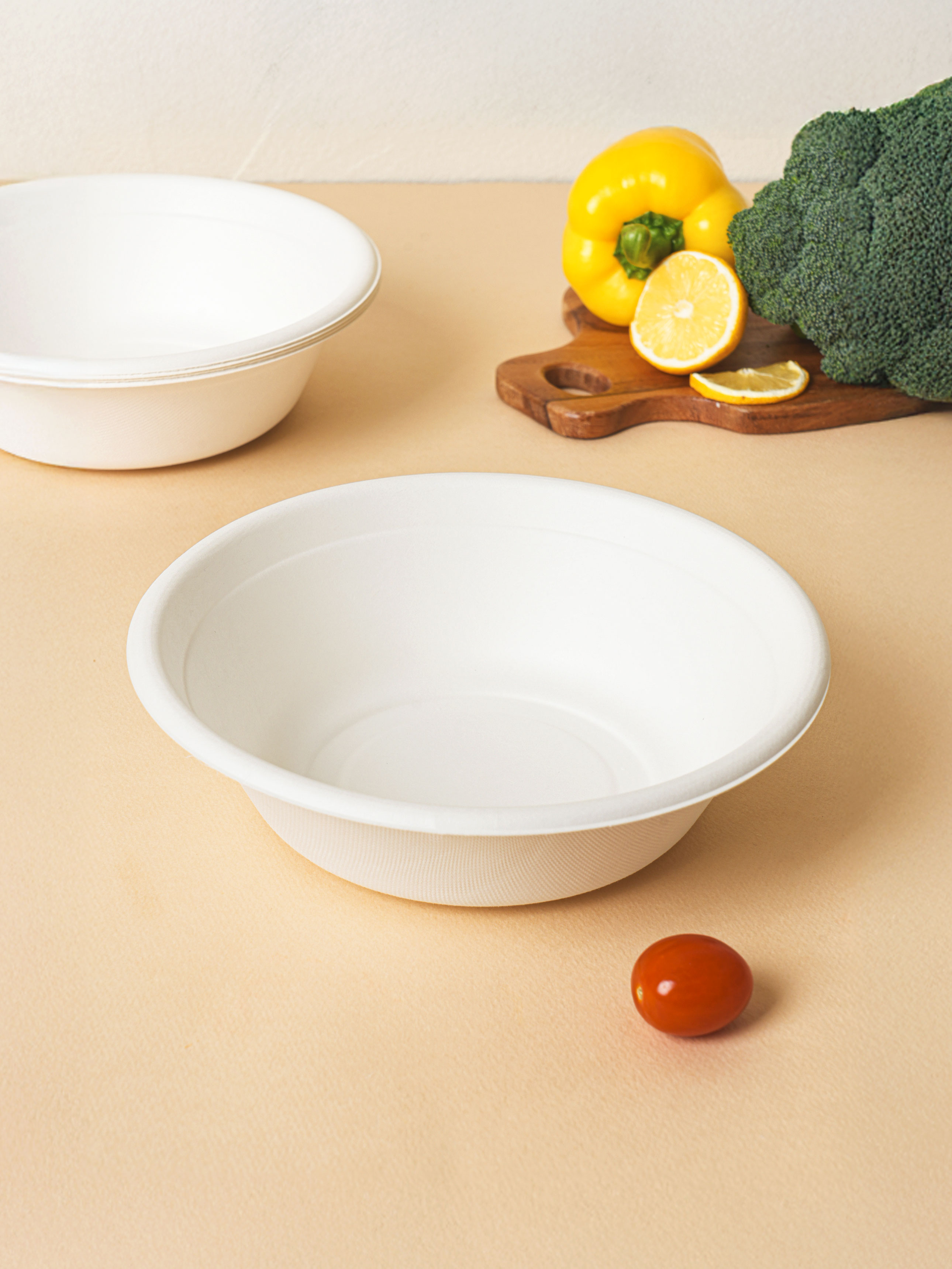 대나무＆사탕수수 펄프 대접 20 cm 5개입
