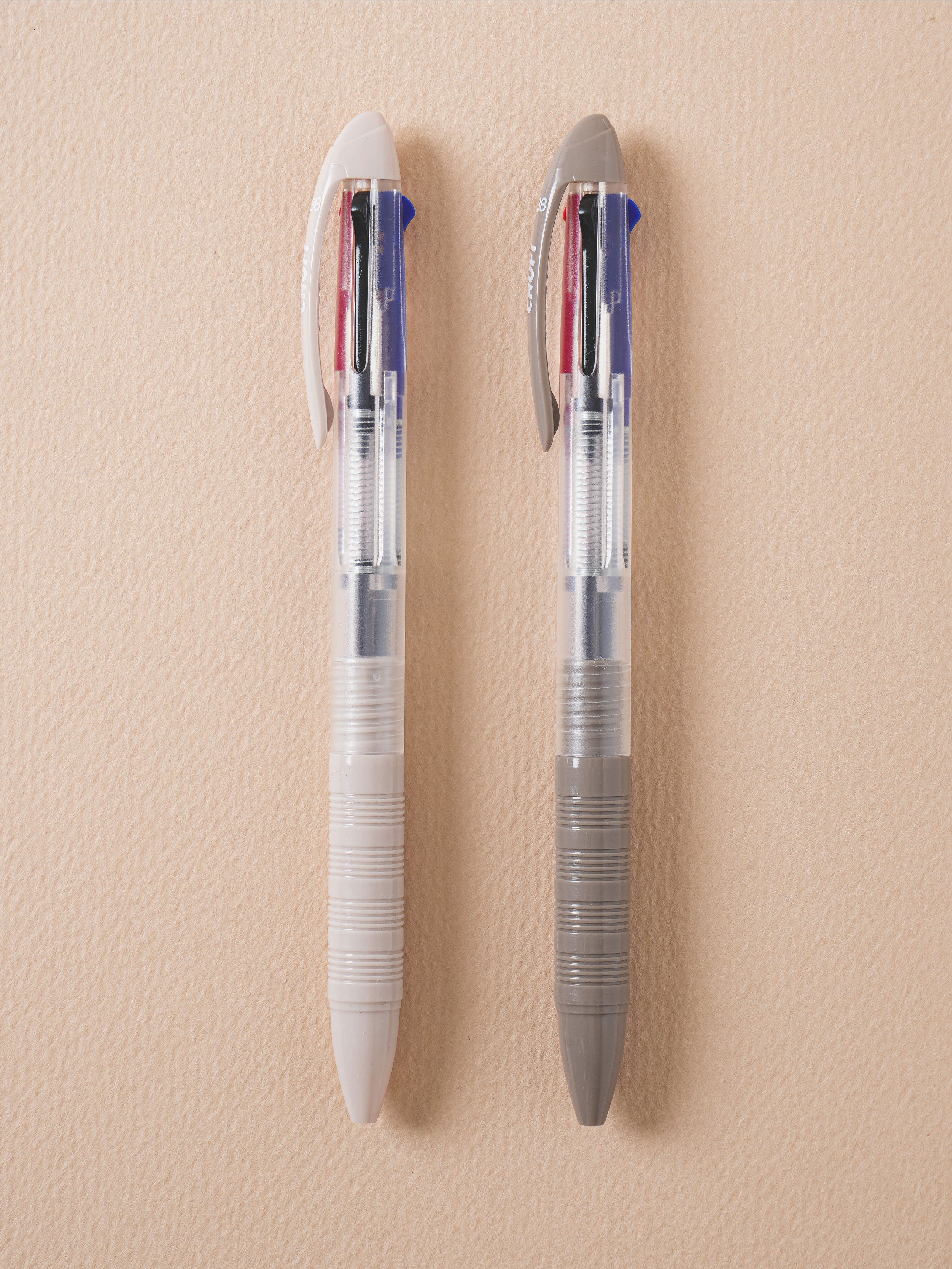 3색 초저점도 볼펜 0.38 mm 2개입 샌드크림
