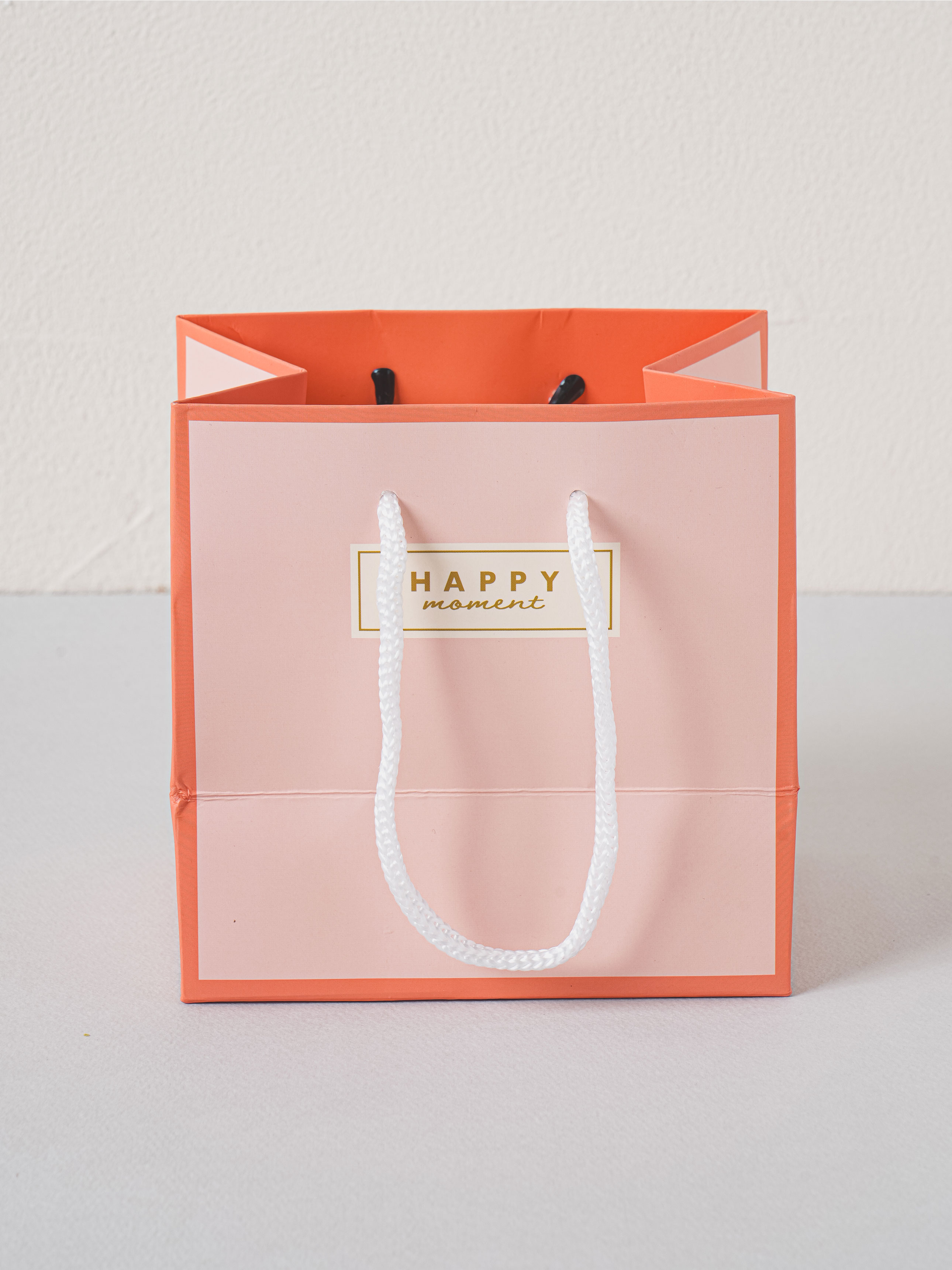 Подарочный пакет Happy Birthday розовый