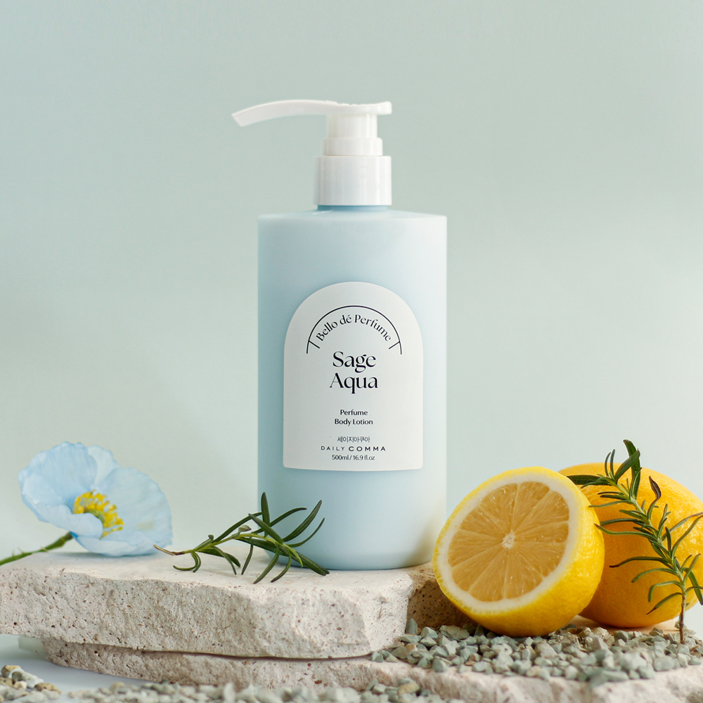 데일리콤마 벨로 드 퍼퓸바디로션(세이지아쿠아) 500ml