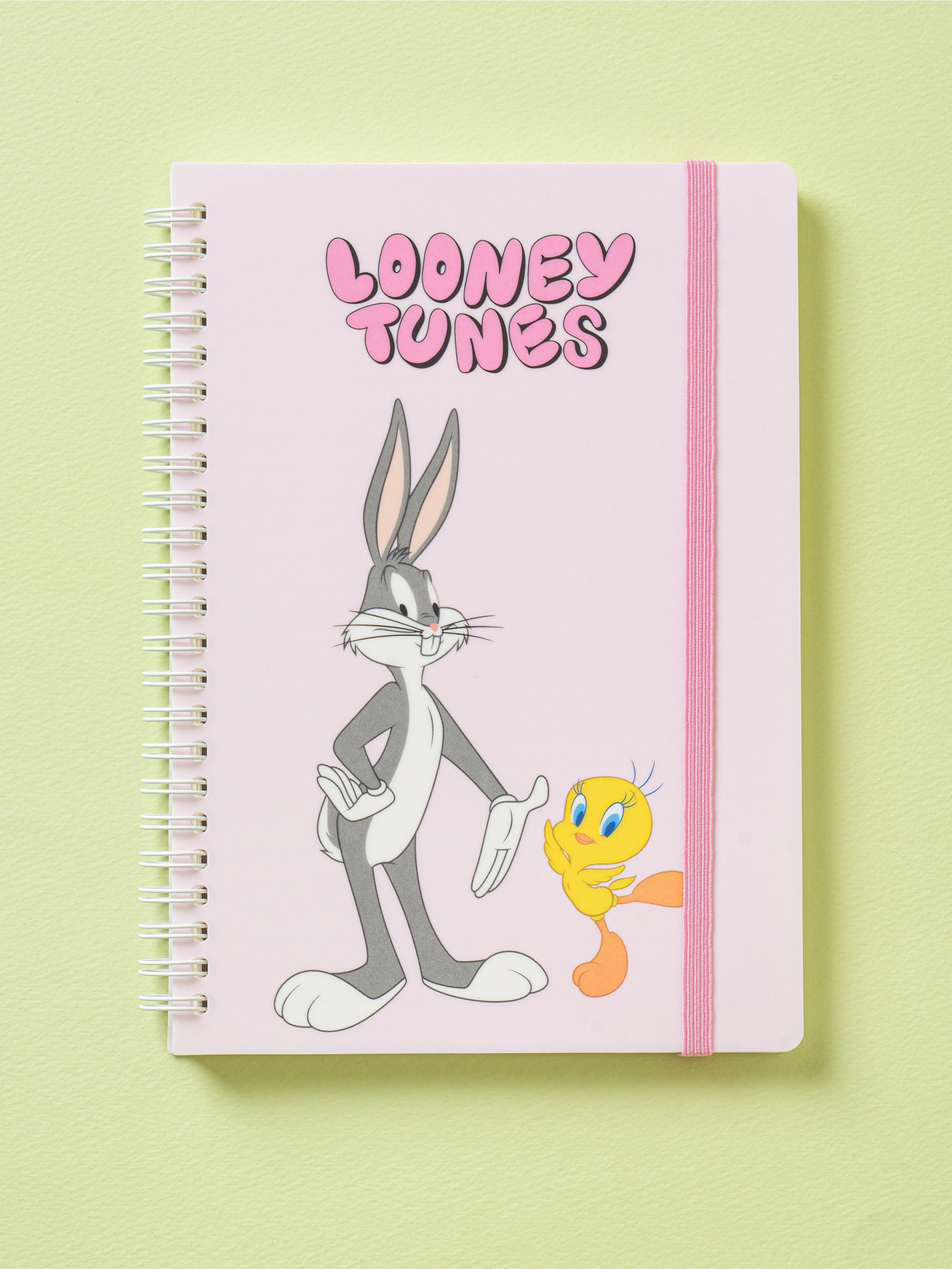 Тетрадь Looney Tunes на резинке A5 80 листов