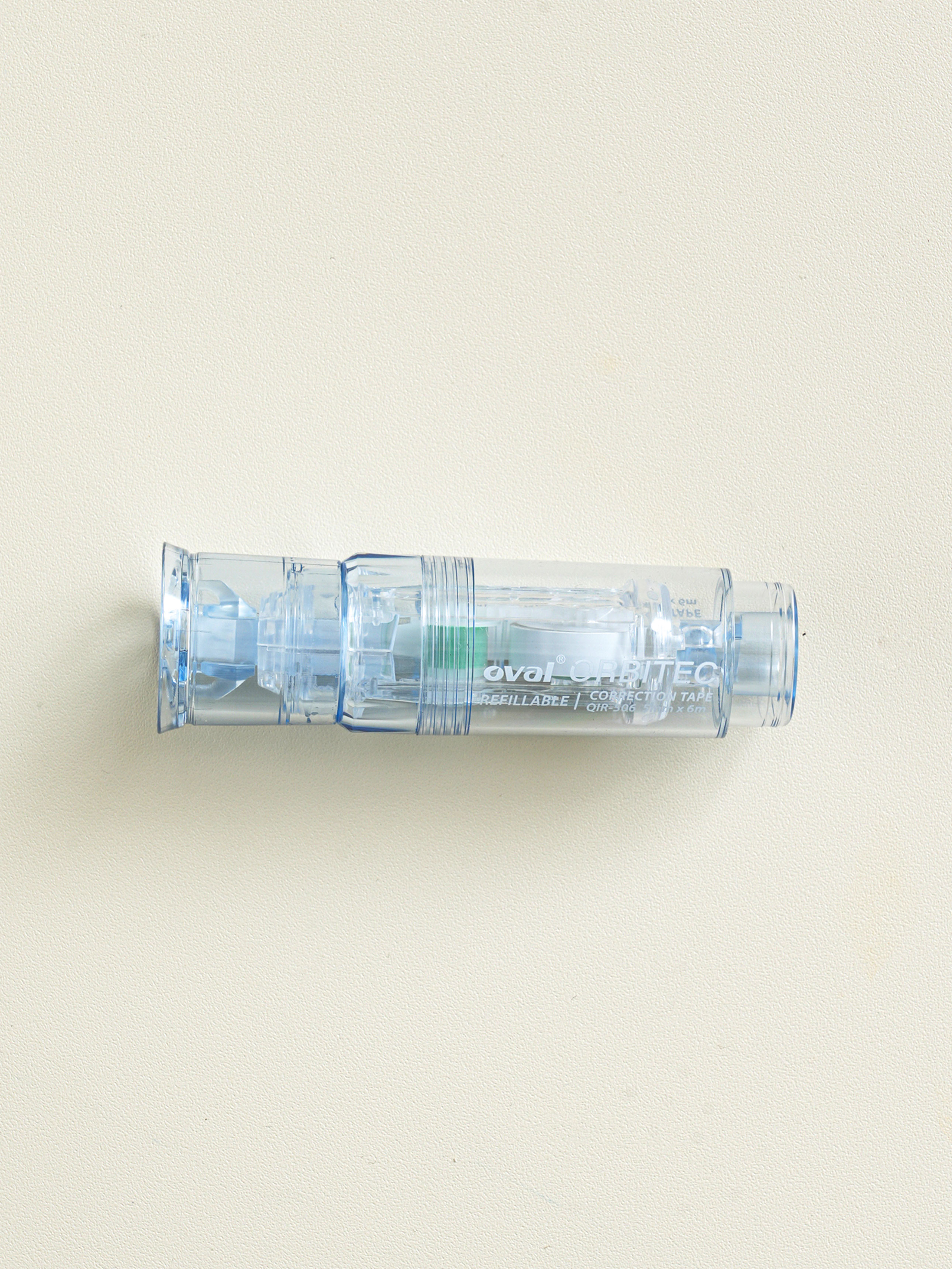 오발 회전형 수정 테이프 5 mm X 6 m 블루