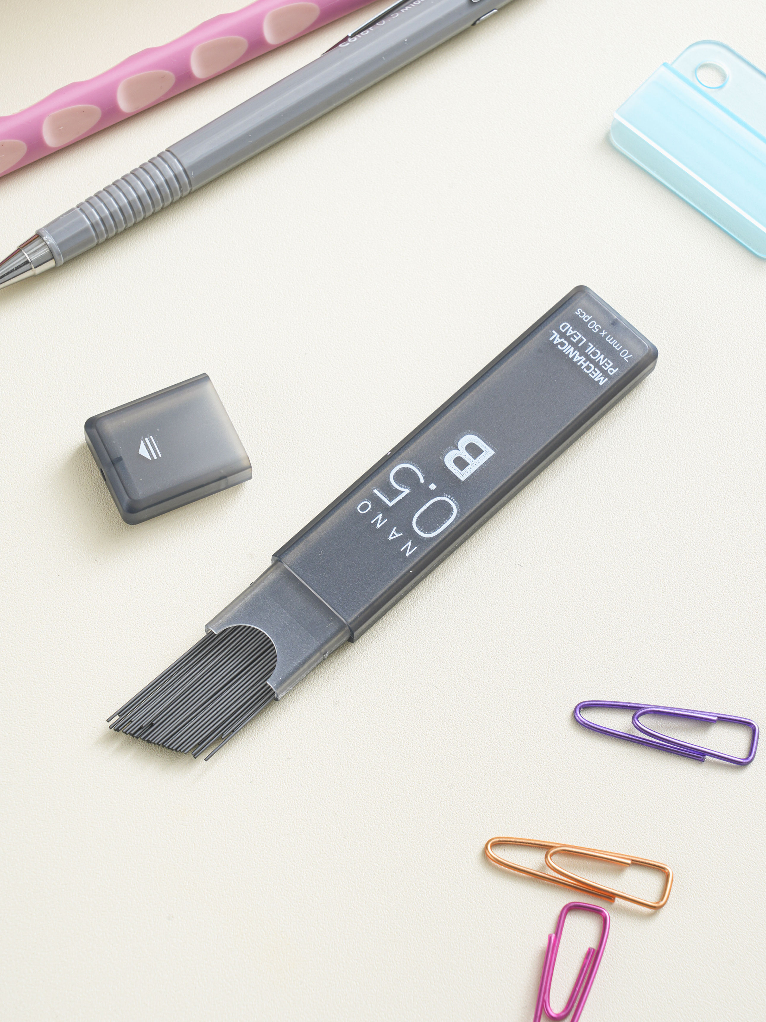 나노 샤프심 0.5 mm B심 100개입