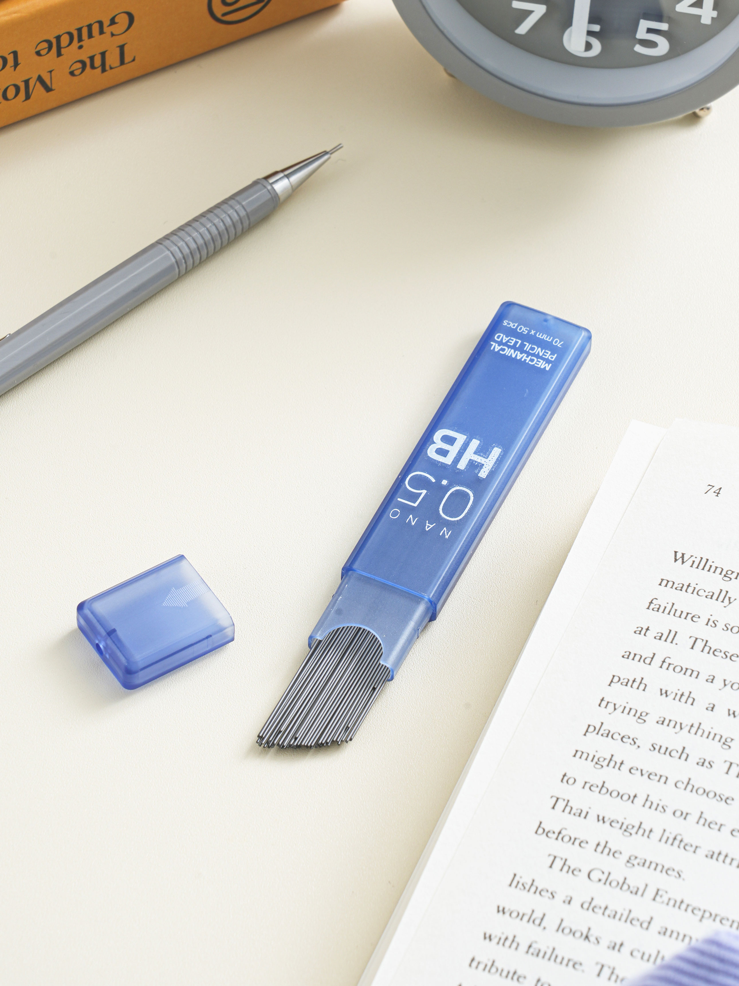 나노 샤프심 0.5 mm HB심 100개입