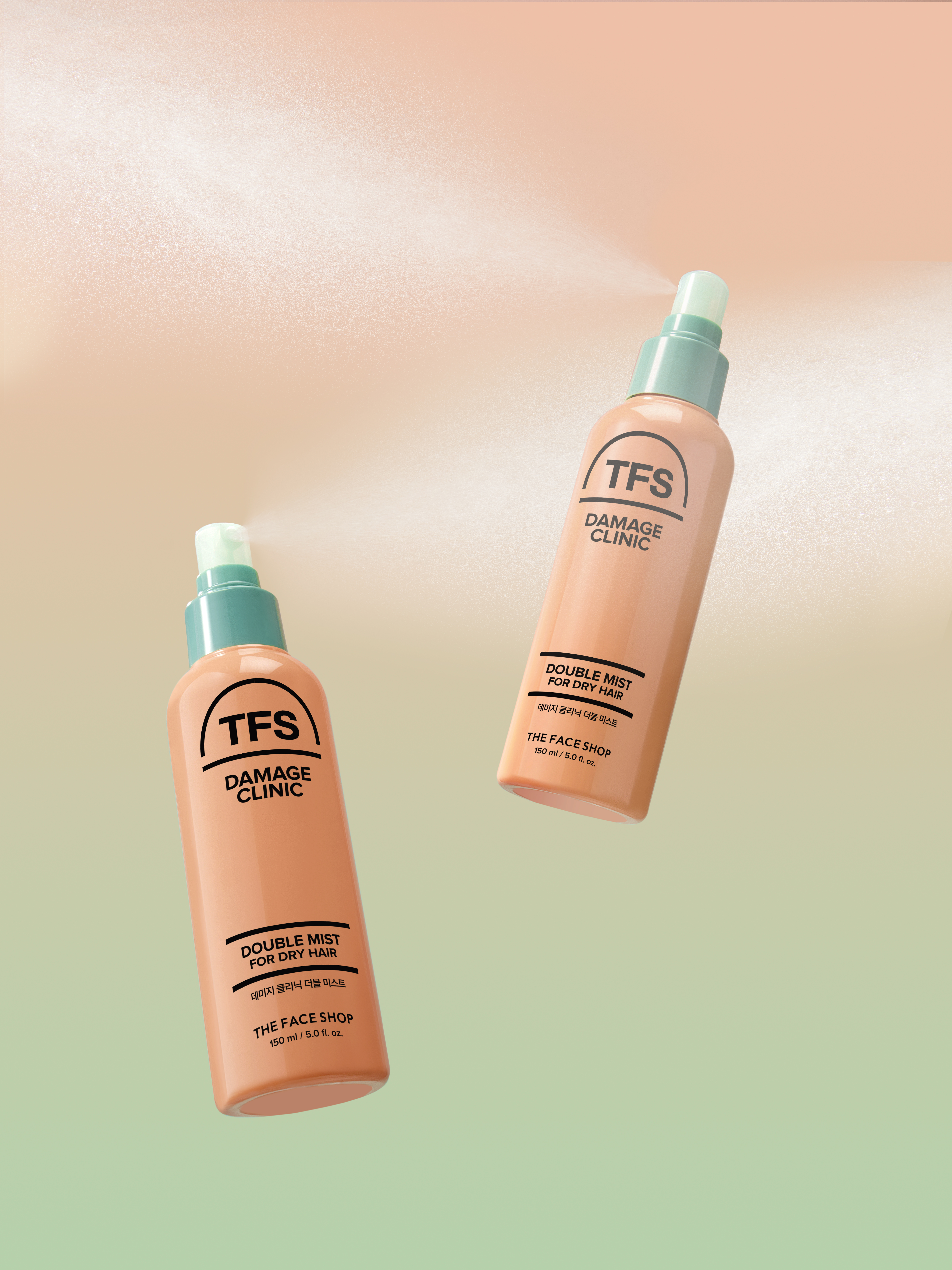 더페이스샵 데미지 클리닉 더블 미스트 150 ml