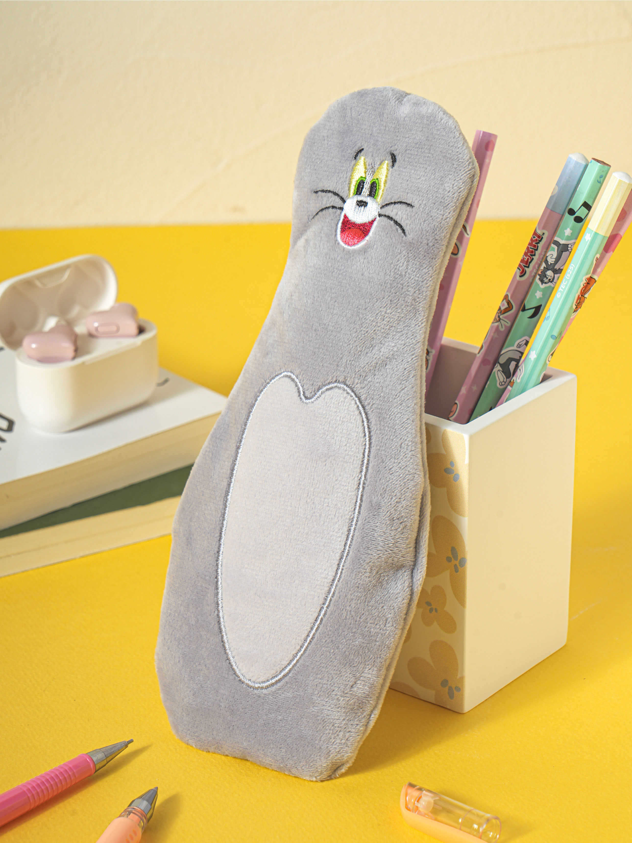 톰과제리 납작 인형 필통