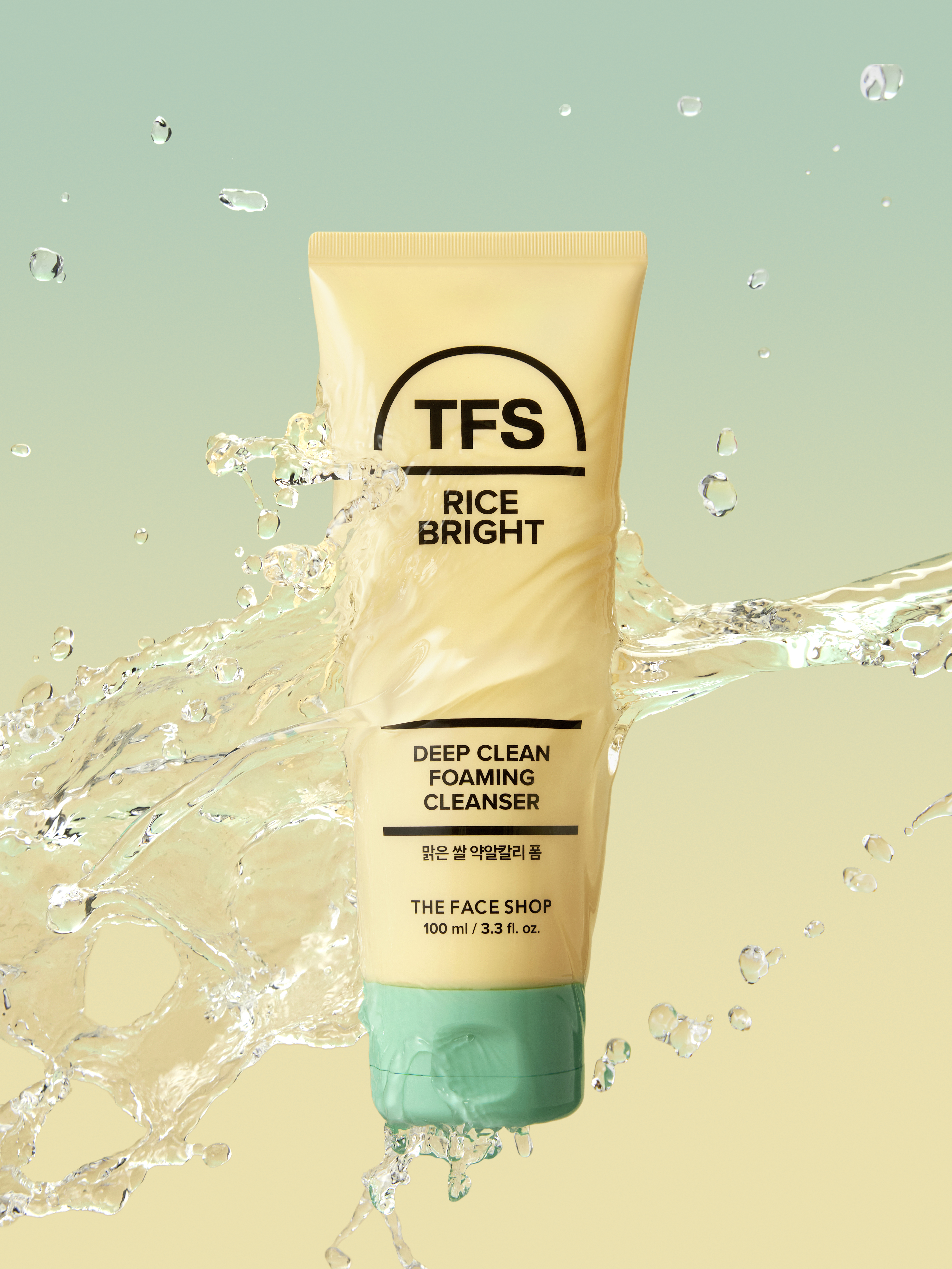 더페이스샵 맑은 쌀 약알칼리 폼 100 ml