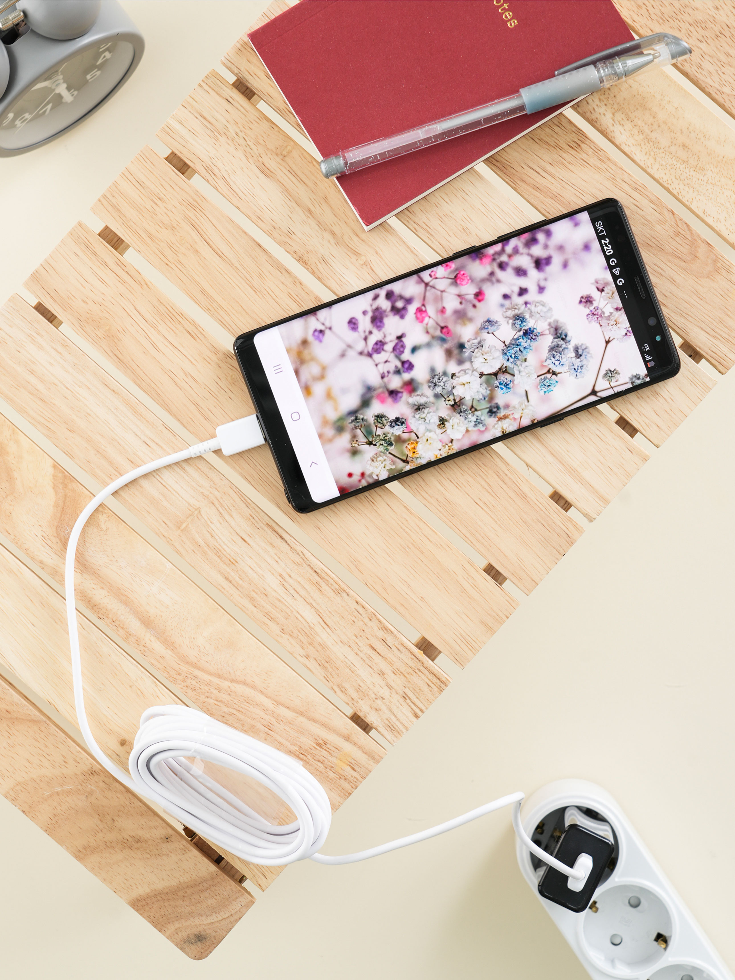Кабель USB-A - USB-C Hwaseong Eleccom 3 м, белый