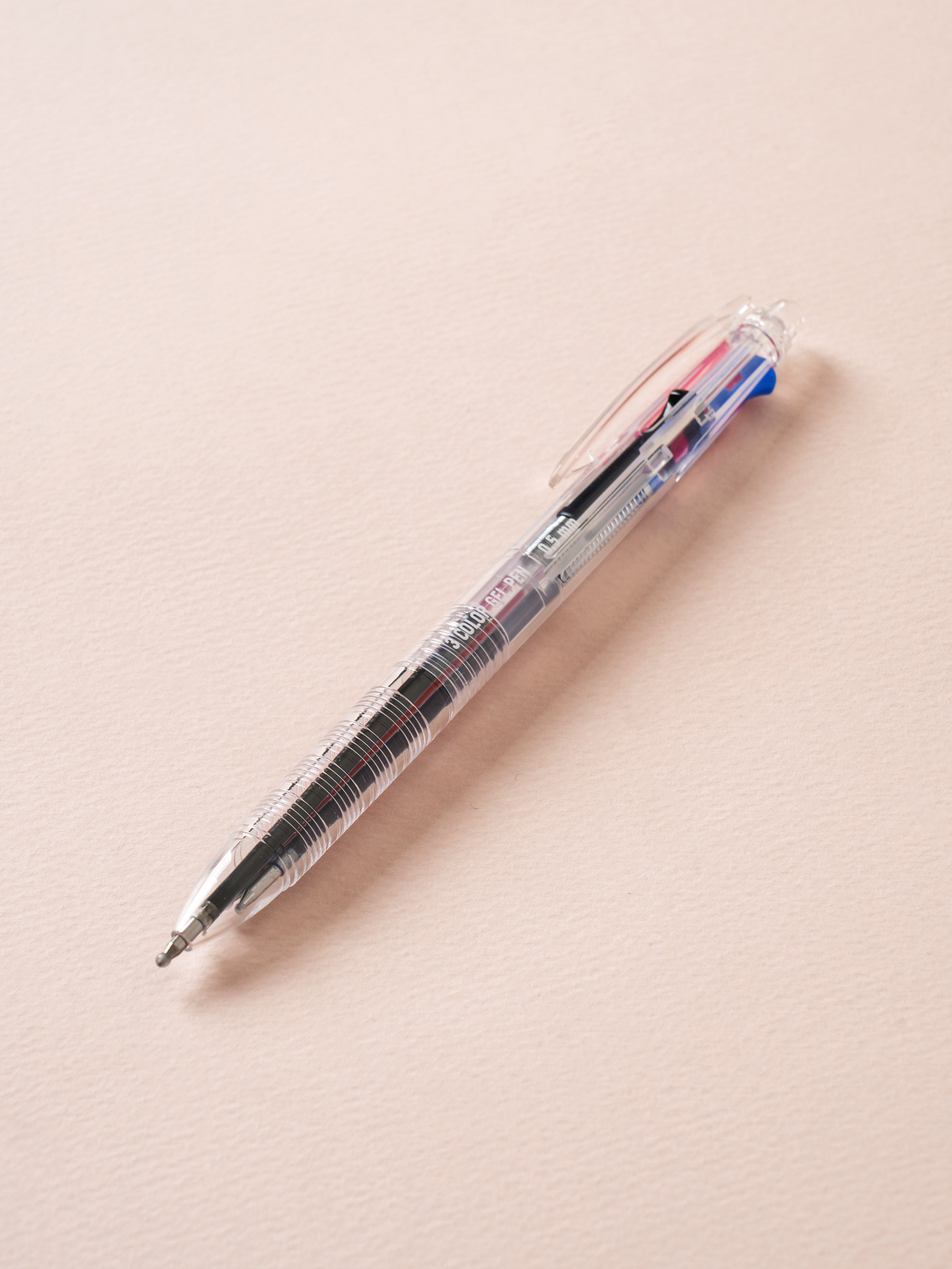 3색 중성 젤펜 0.5 mm 흑청적