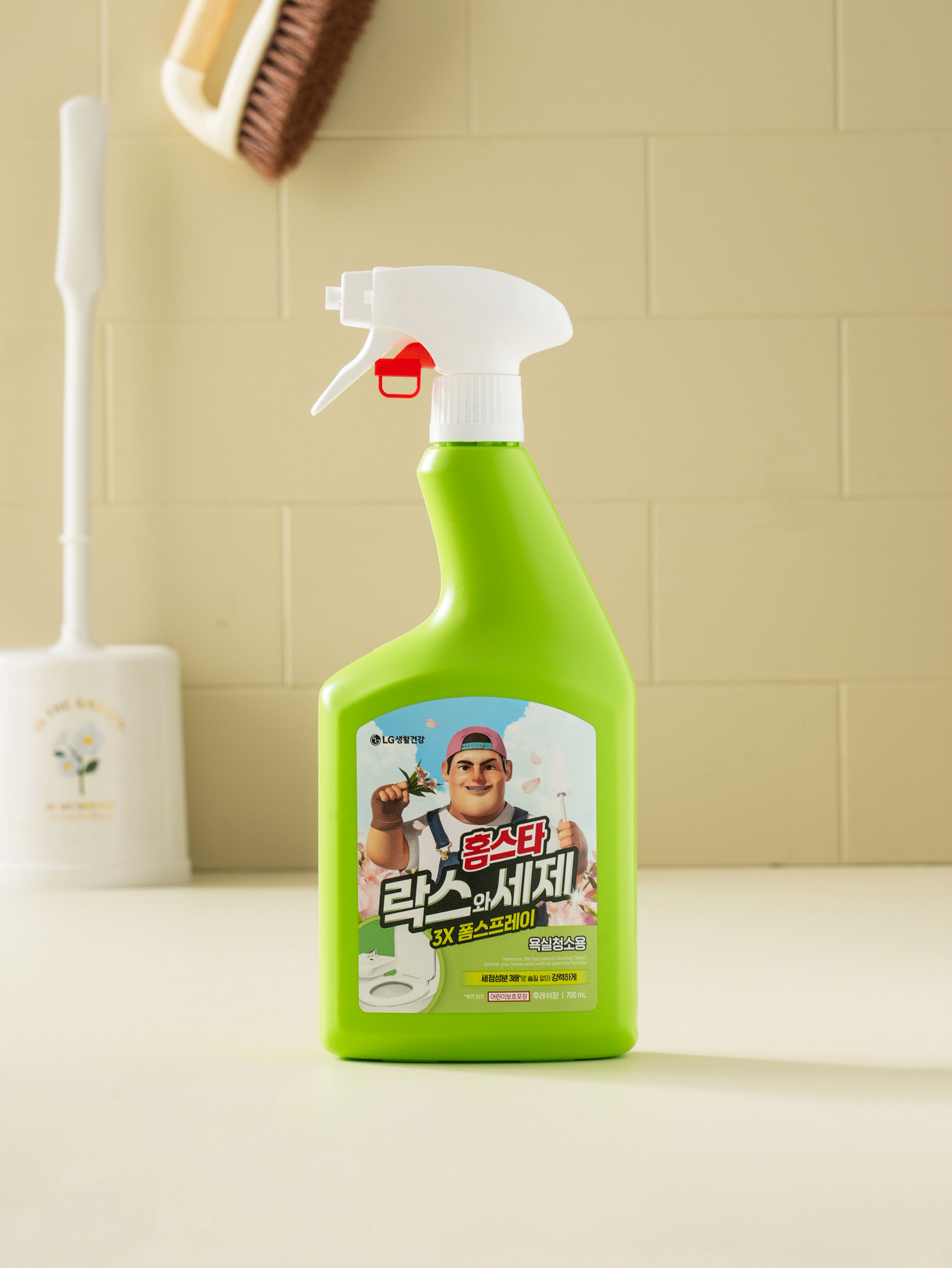 홈스타 락스와세제 3X 폼 스프레이 700 ml 후레쉬 향
