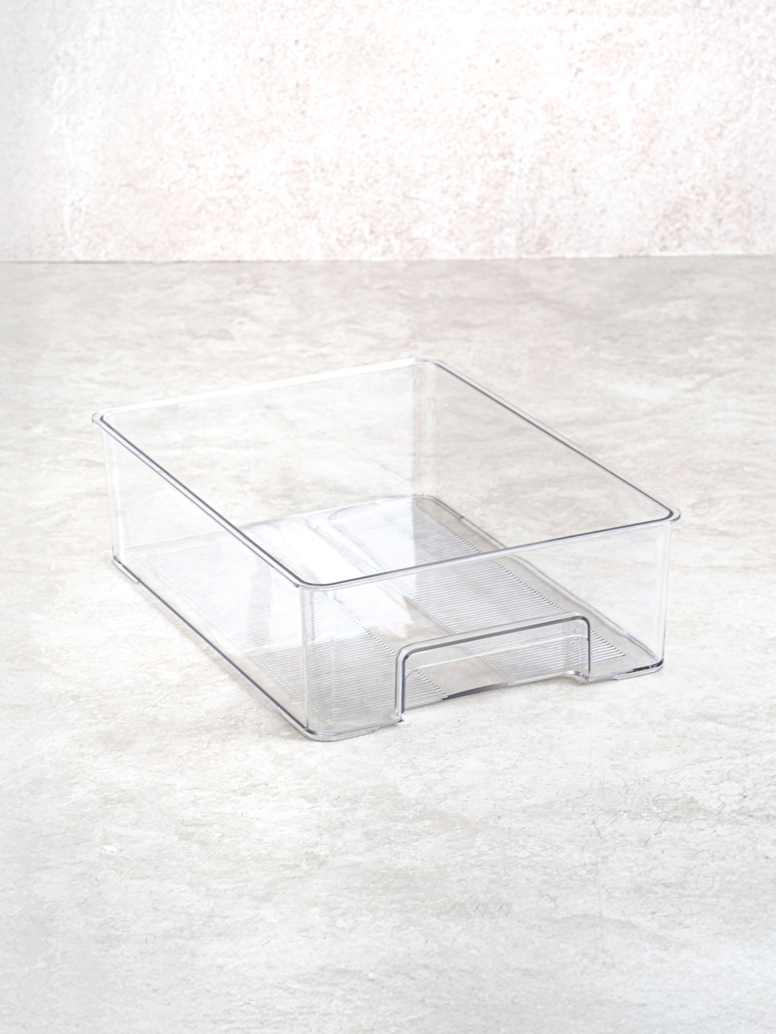 투명 수납함 38 X 28 X 11 cm