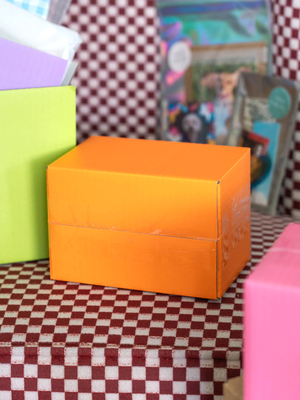 컬러 다용도 박스 16 X 11 X 10 cm 2매입