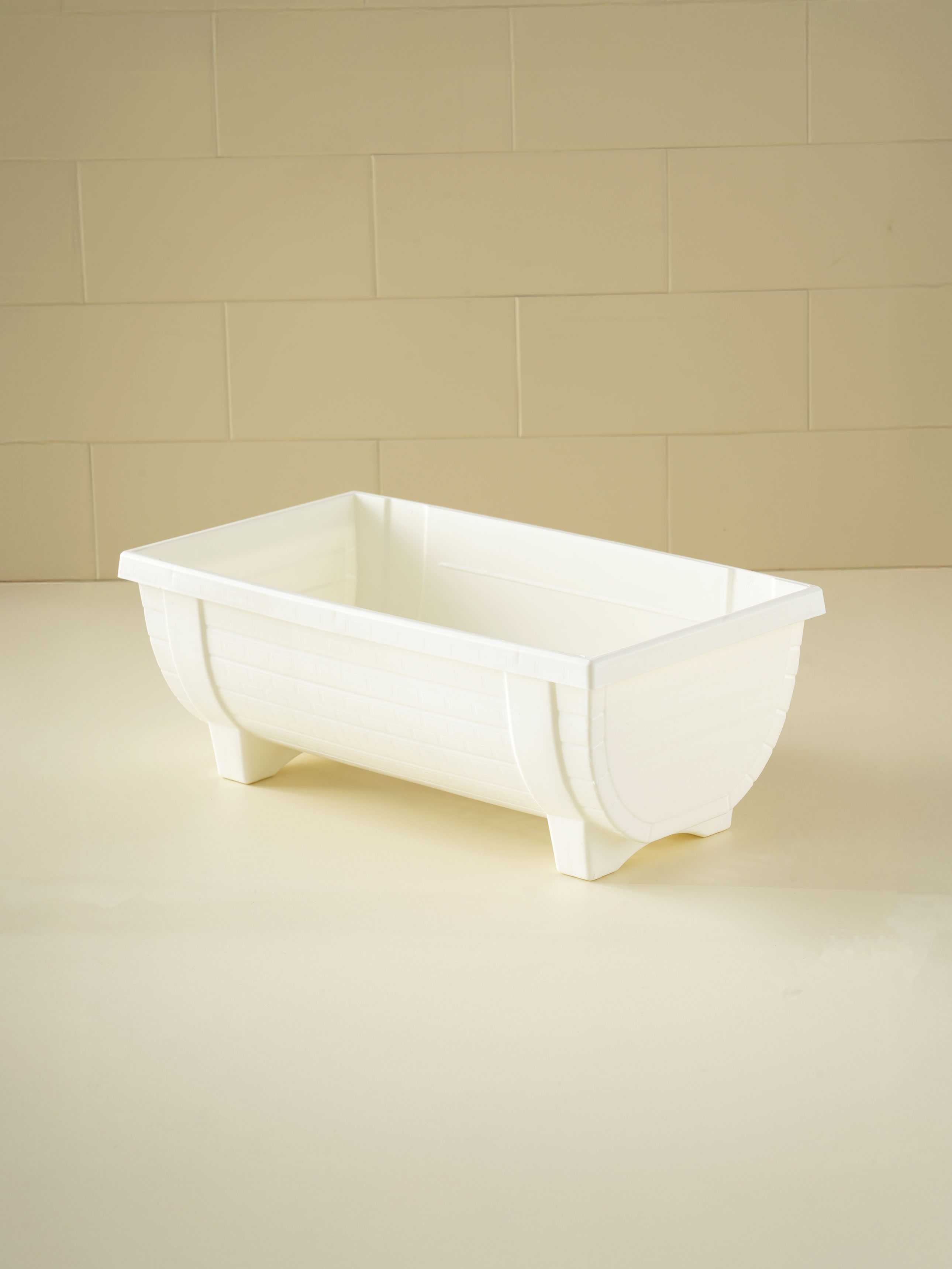 직사각화분(화이트)(약37x20.5 cm)(2000)