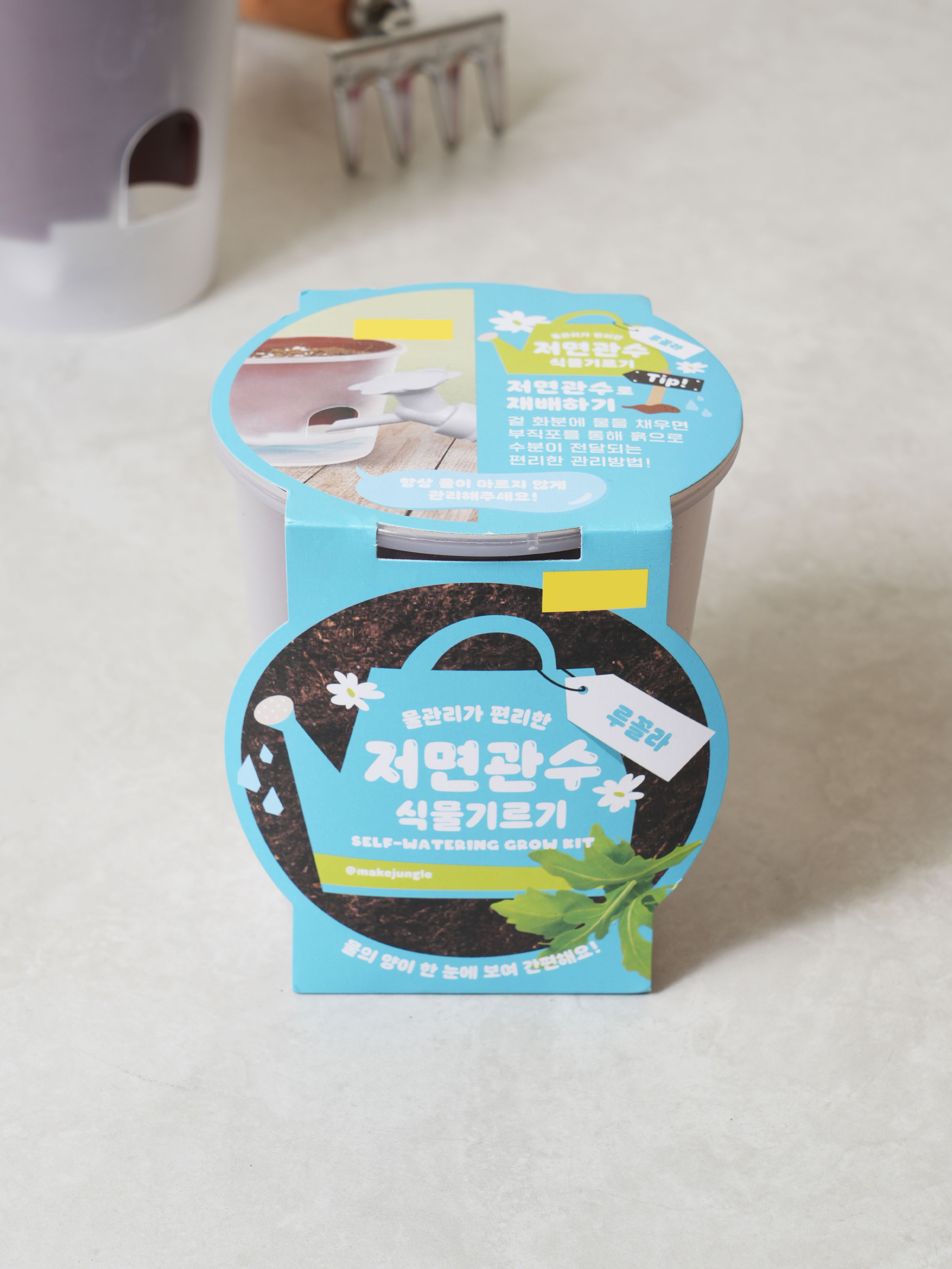 저면관수 식물 기르기 루꼴라
