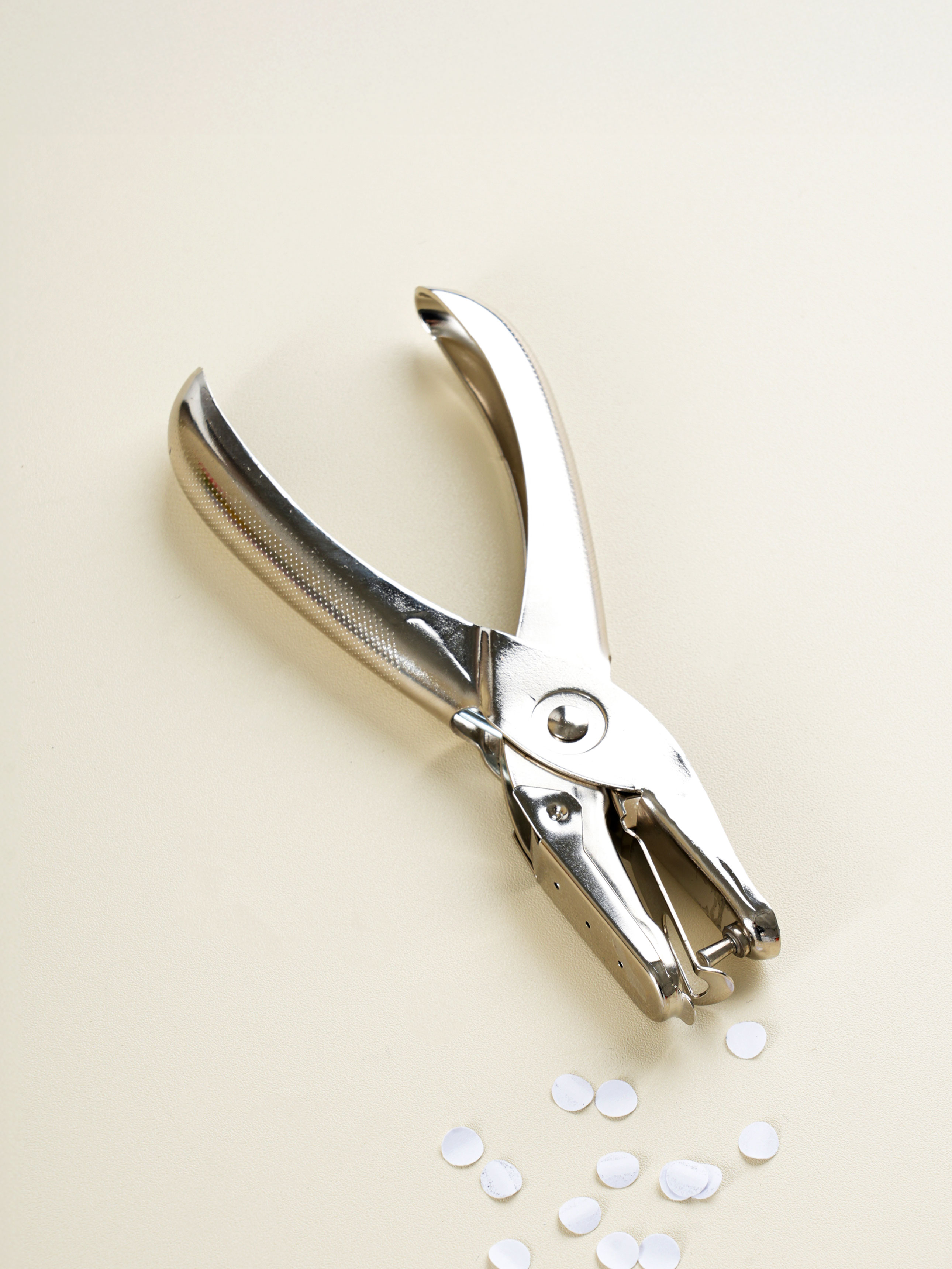 오피스 가위형 1공 펀치 3 mm