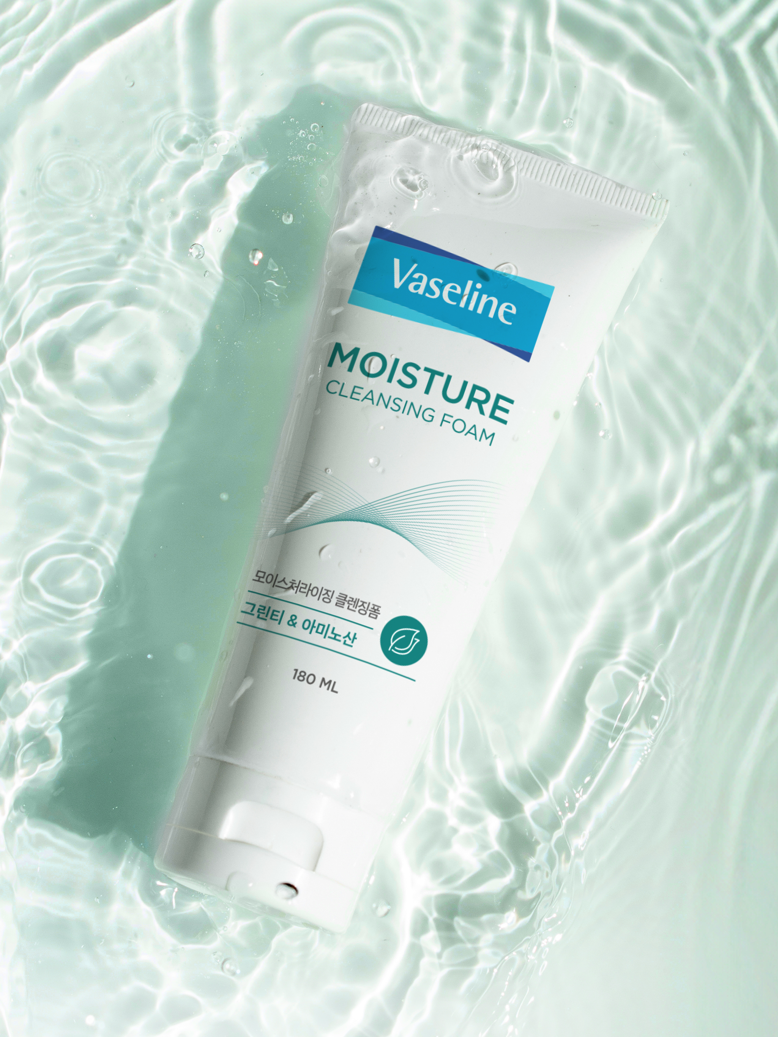 바세린 모이스처라이징 클렌징폼 180 ml