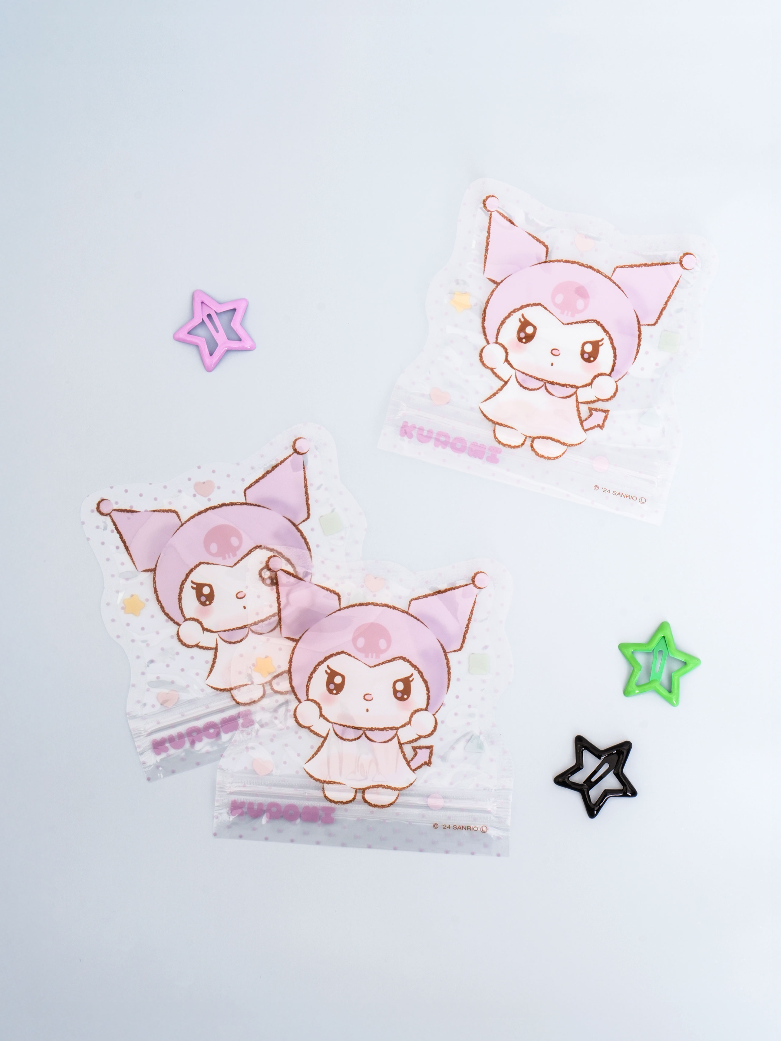 Зип-пакеты Sanrio Kuromi 3 шт.