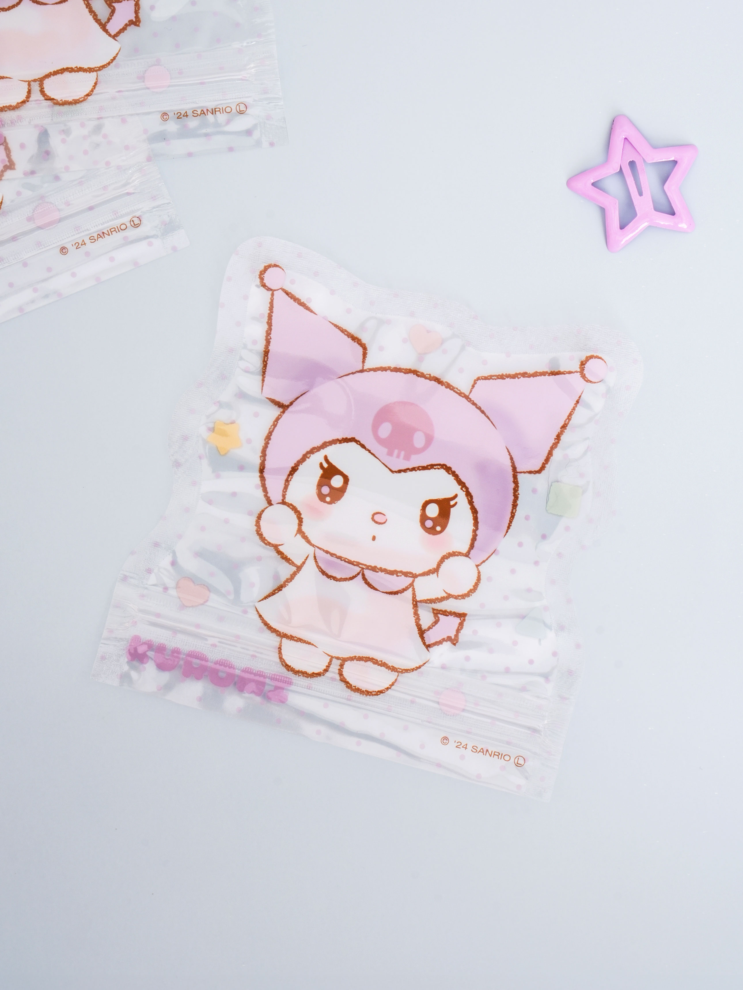 Зип-пакеты Sanrio Kuromi 3 шт.