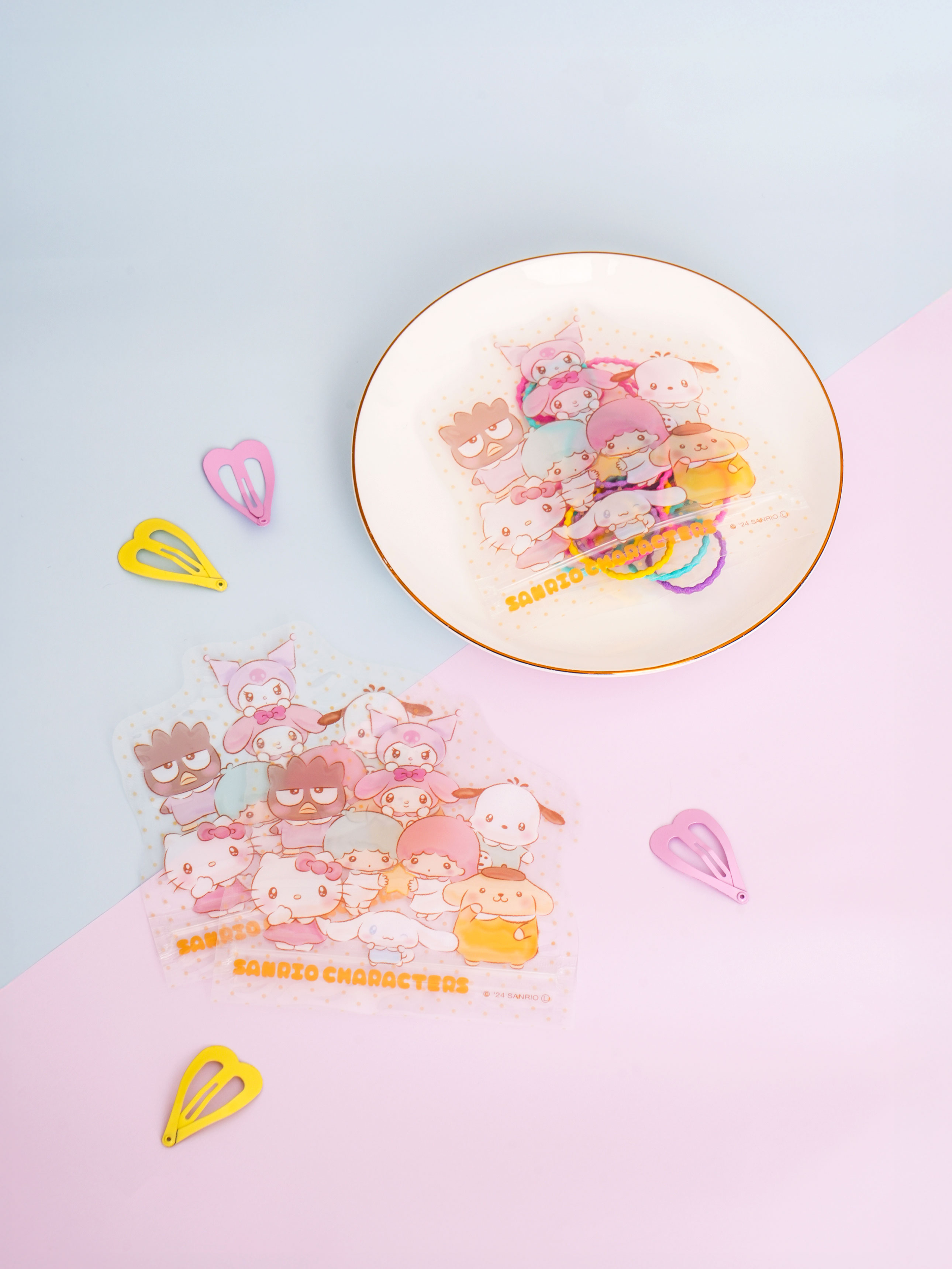 Фигурные зип-пакеты Sanrio Characters 3 шт.