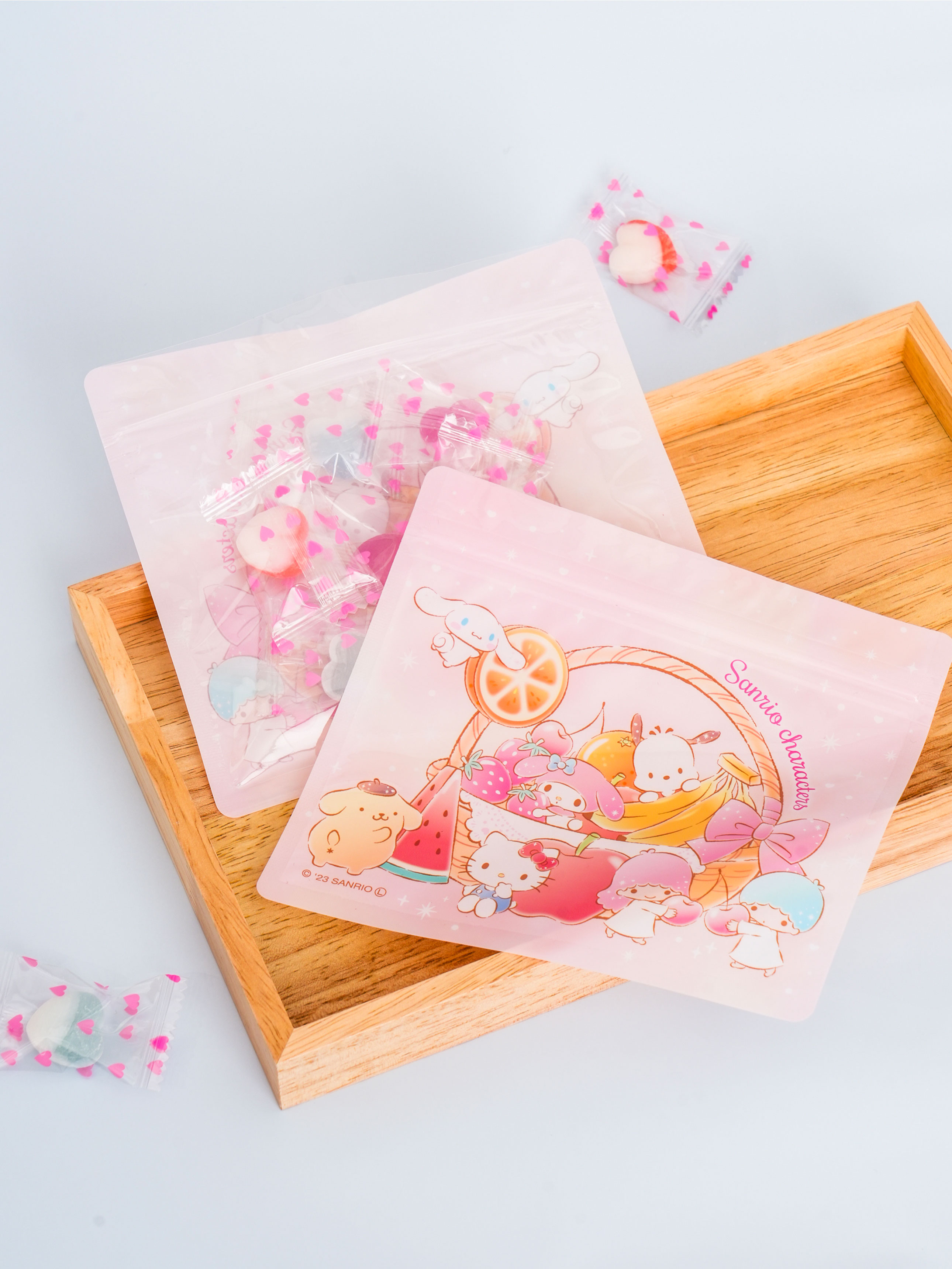 Пакеты с зип-замком Sanrio B7 Фрукты, 4 шт.