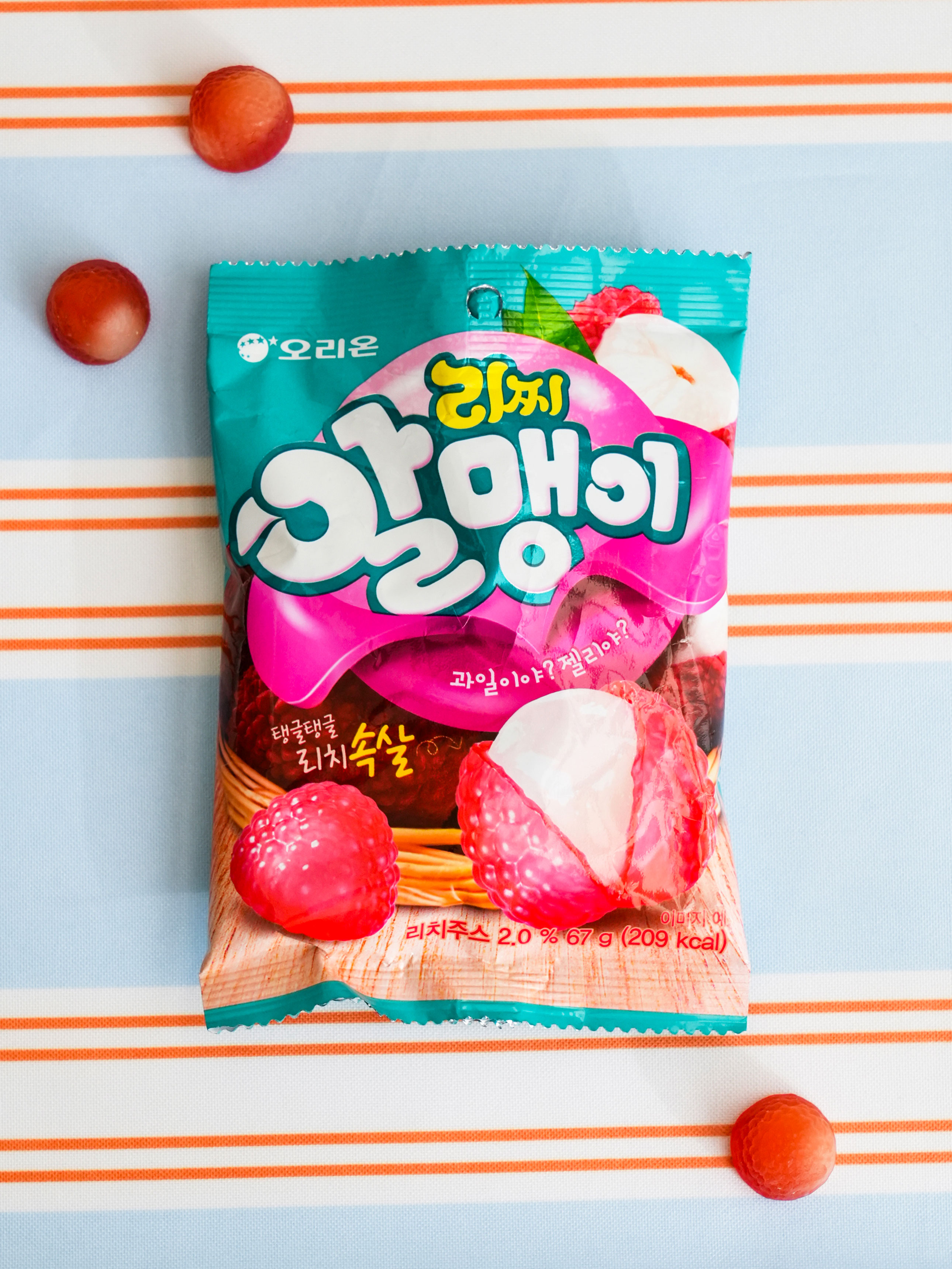오리온 리찌 알맹이 67 g