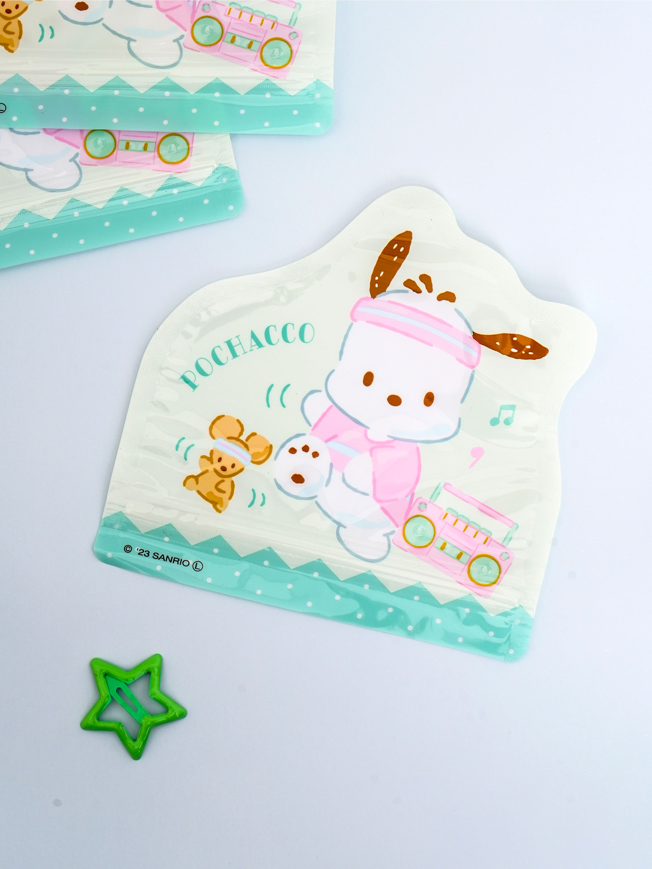 Пакеты Sanrio Pochacco Room с застежкой, 3 шт.