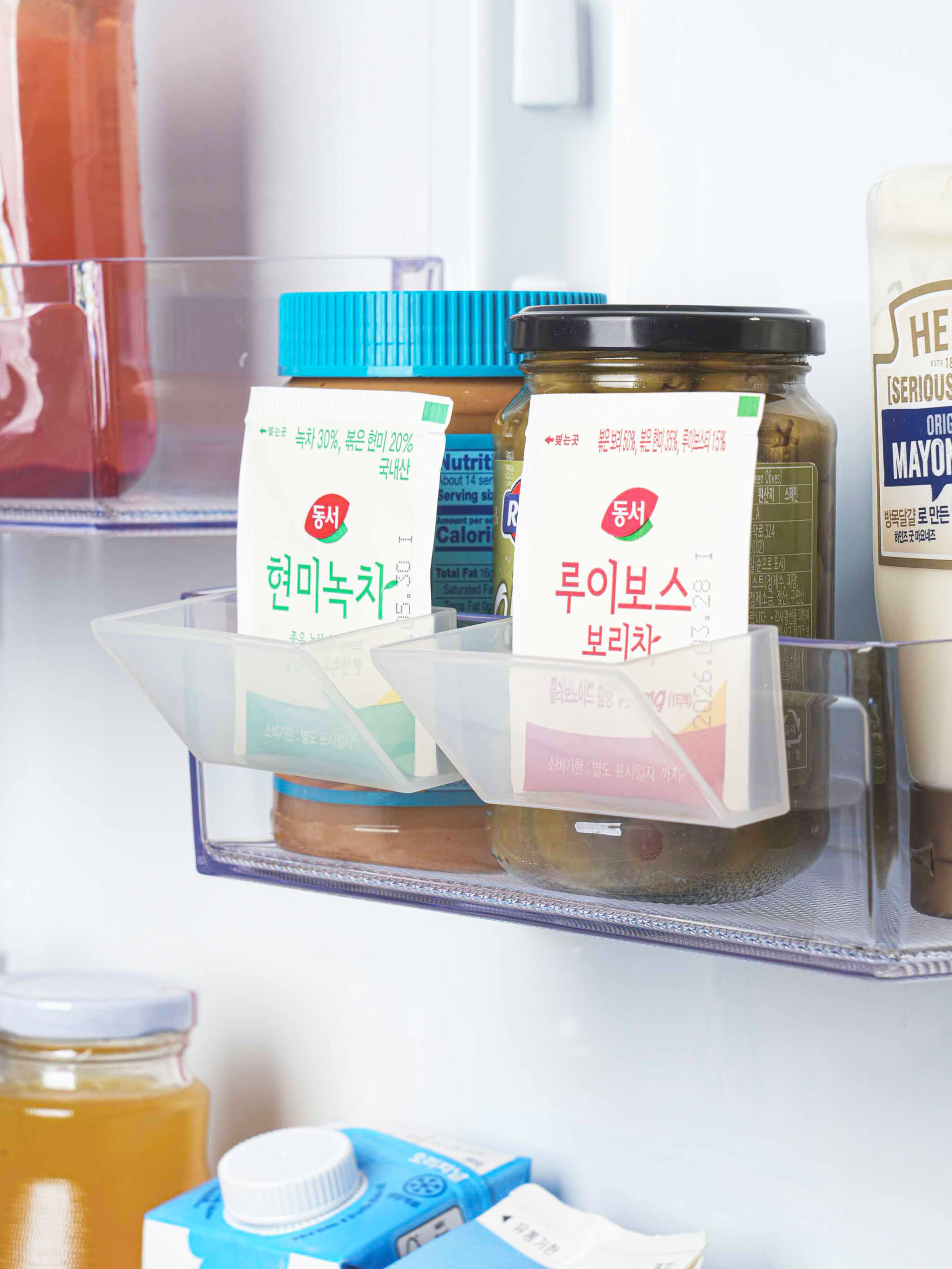 일본제 사선형 냉장고 포켓 2개입