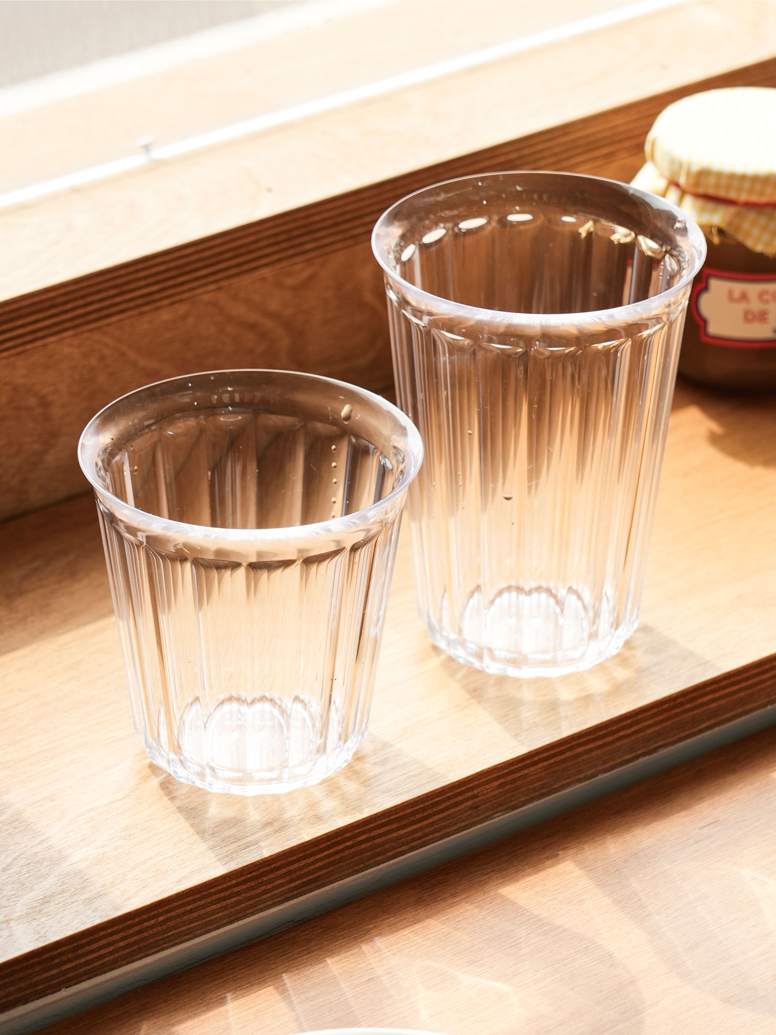 일본제 펄 클리어 물컵(약280 ml)