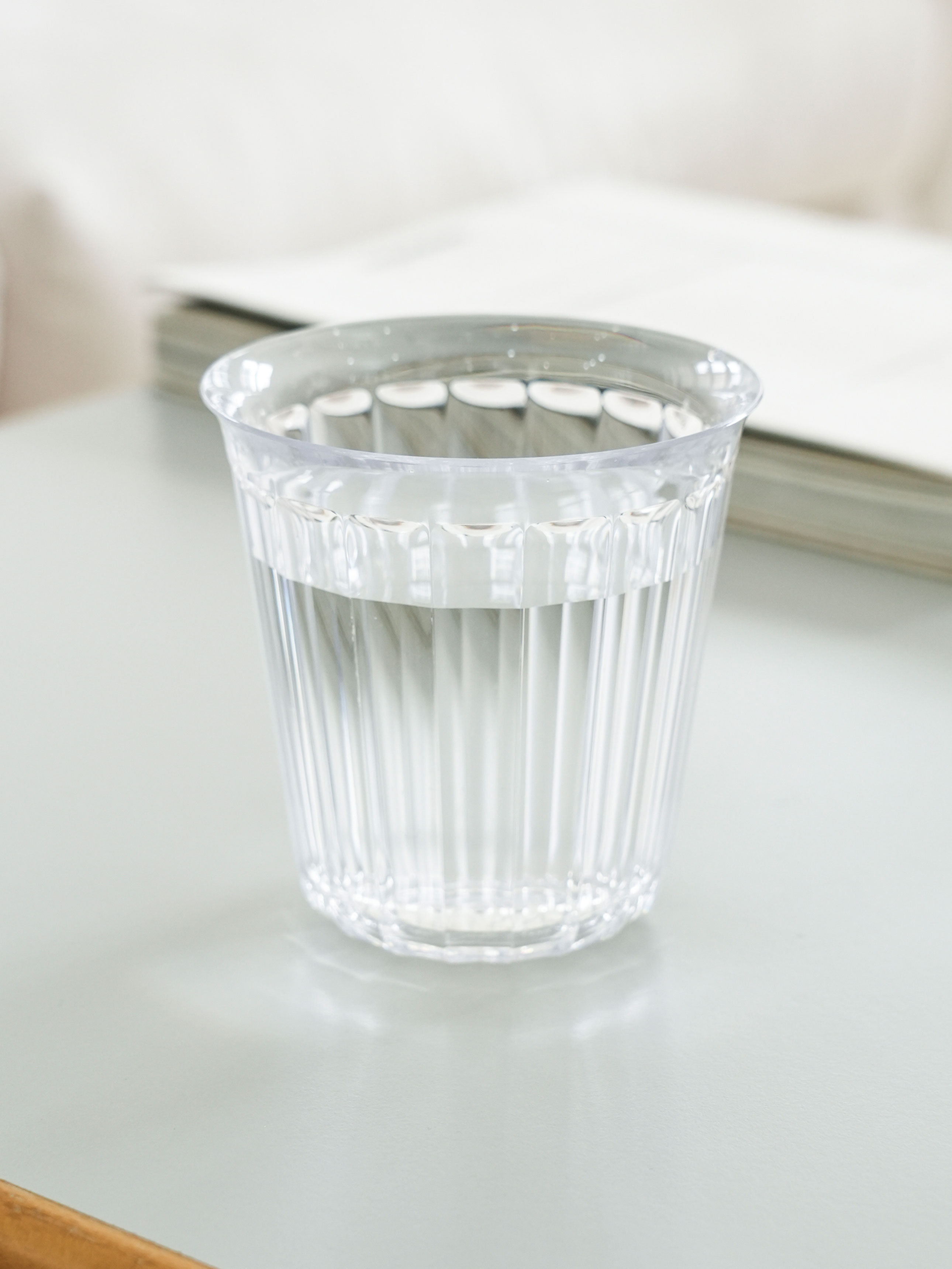 일본제 펄 클리어 물컵(약280 ml)