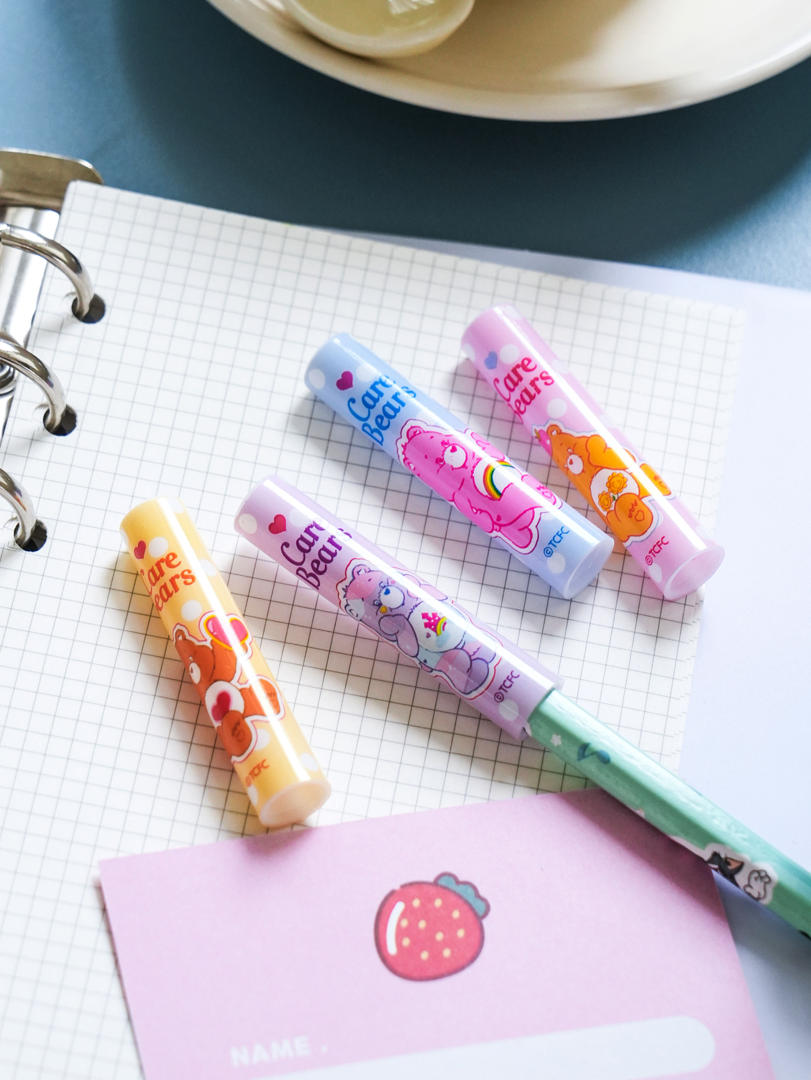 Колпачки для карандашей Care Bears, 8 шт.