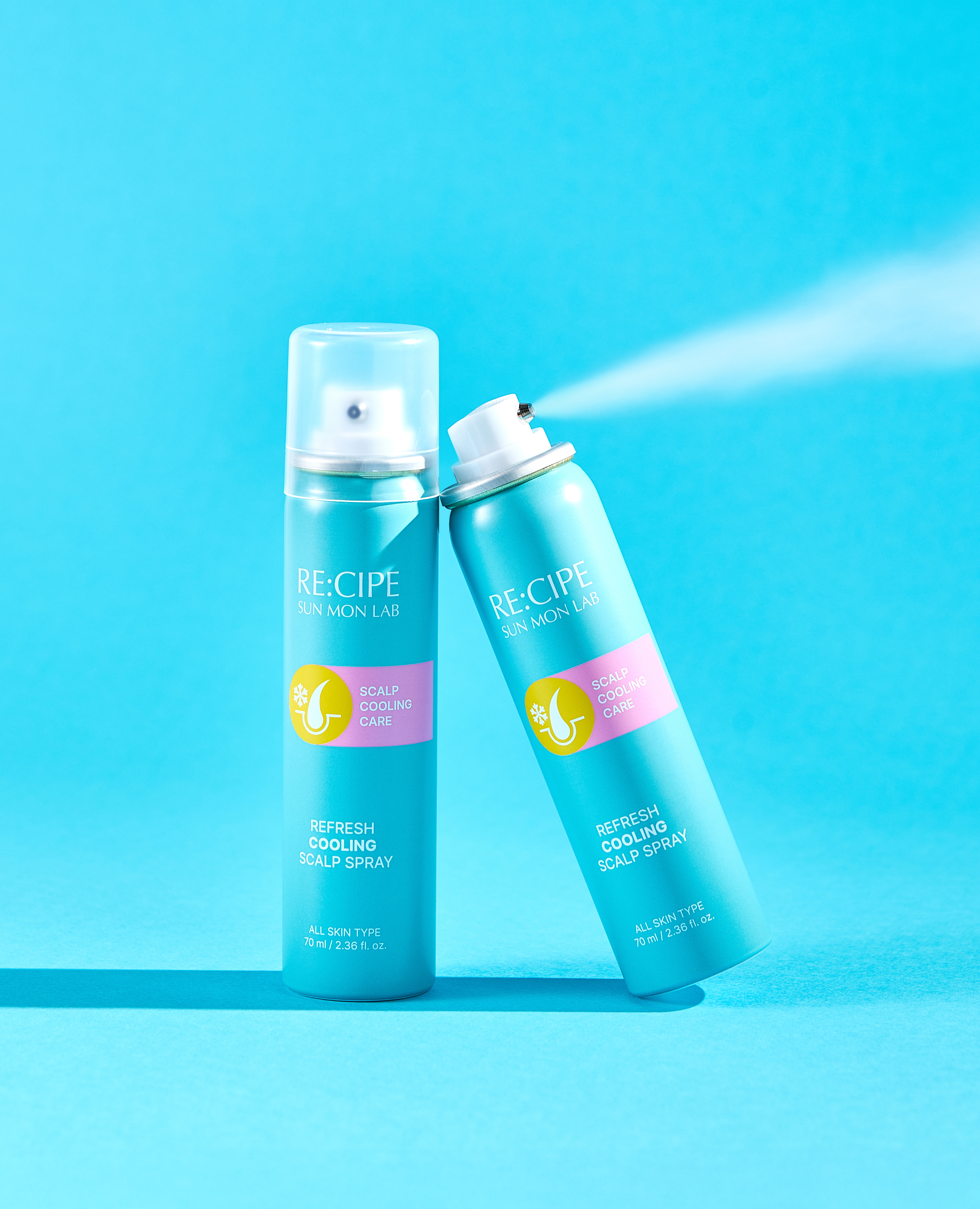 레시피선몬랩 리프레시쿨링 스칼프스프레이 70 ml