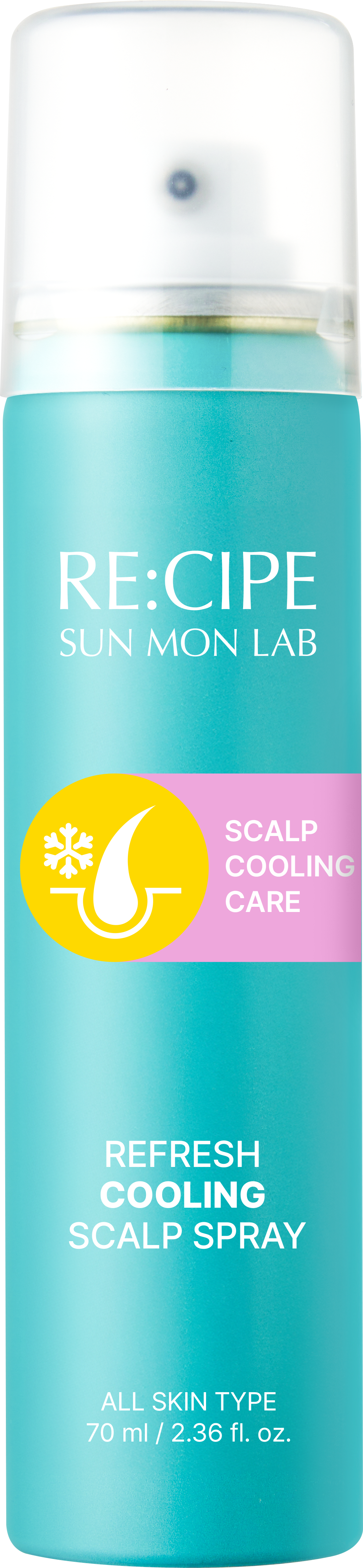 레시피선몬랩 리프레시쿨링 스칼프스프레이 70 ml