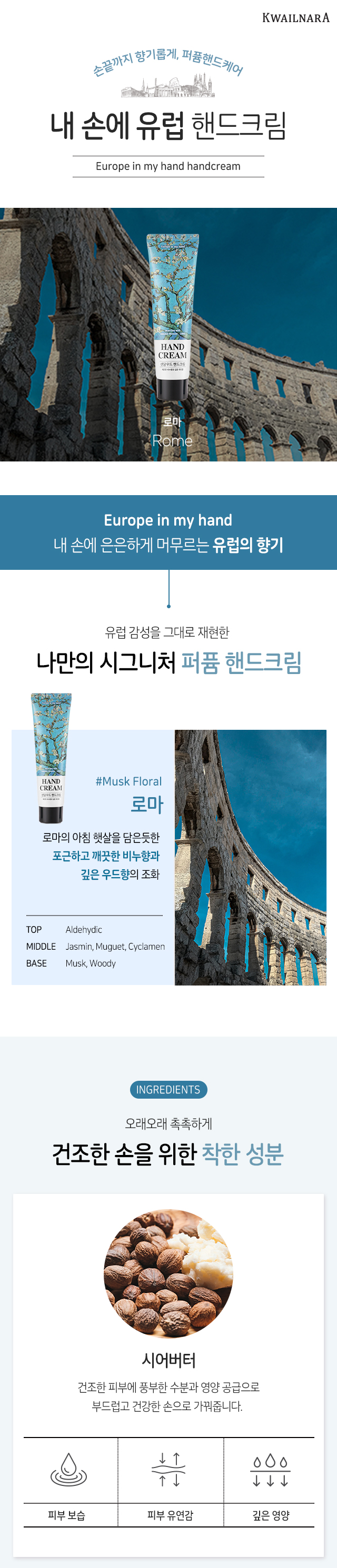 내손에 유럽 핸드크림 로마 60 g