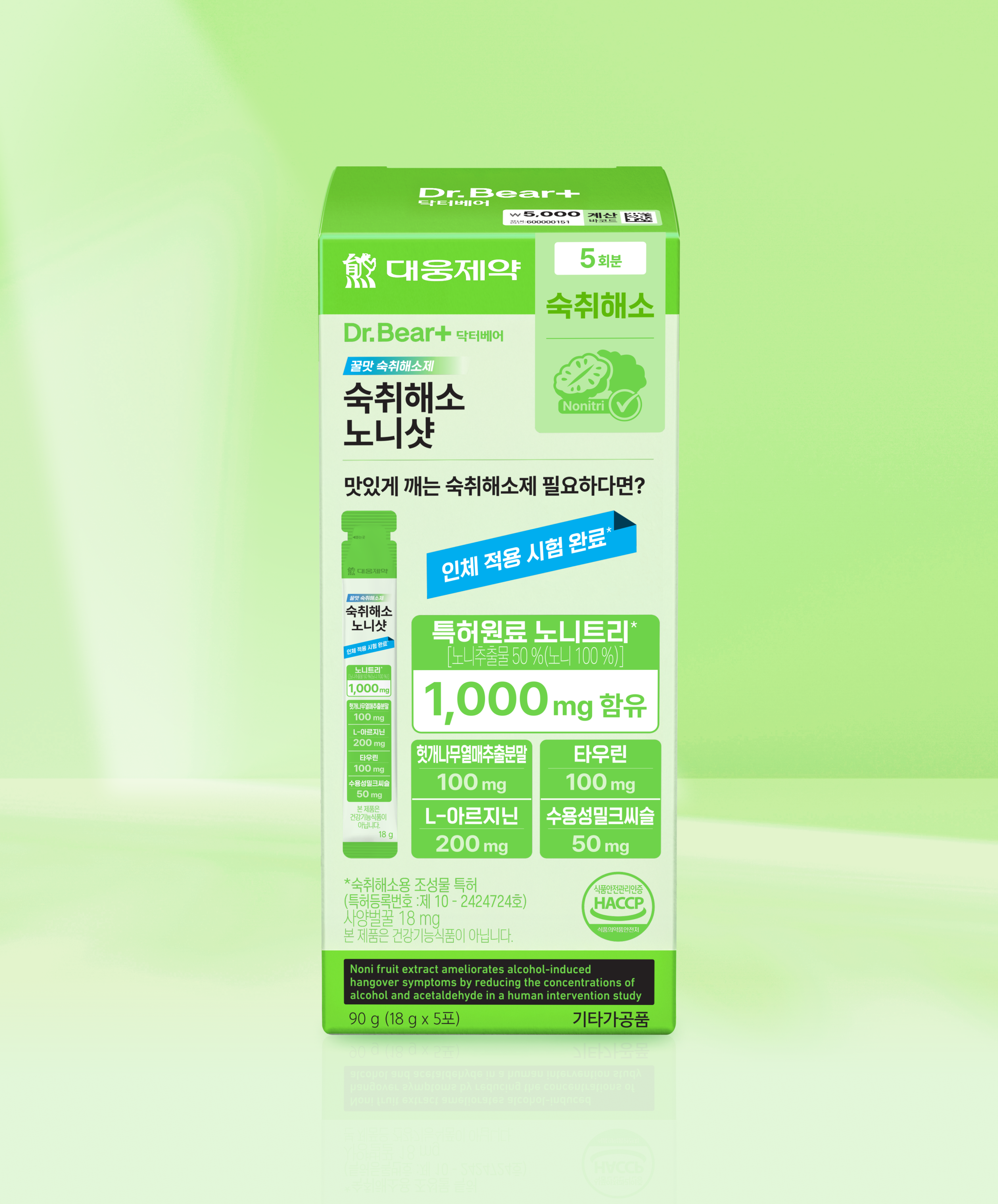 Средство от похмелья Noni Shot Daewoong