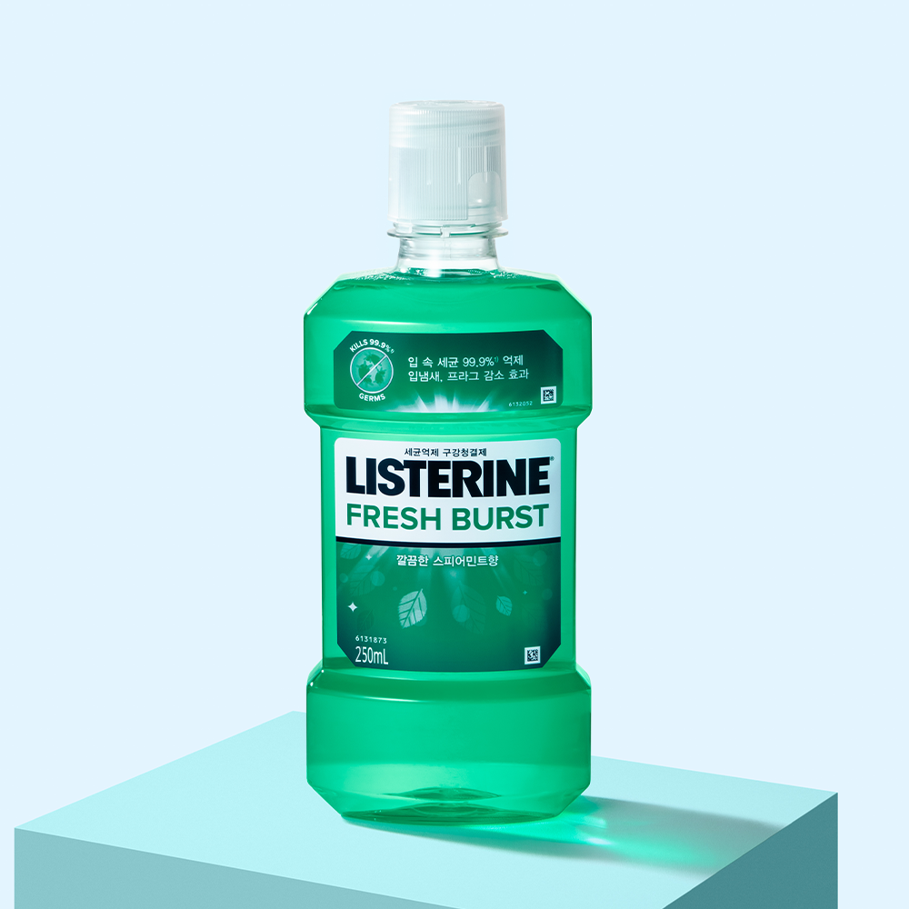 [스피어민트향] 리스테린 후레쉬 버스트 250 mL