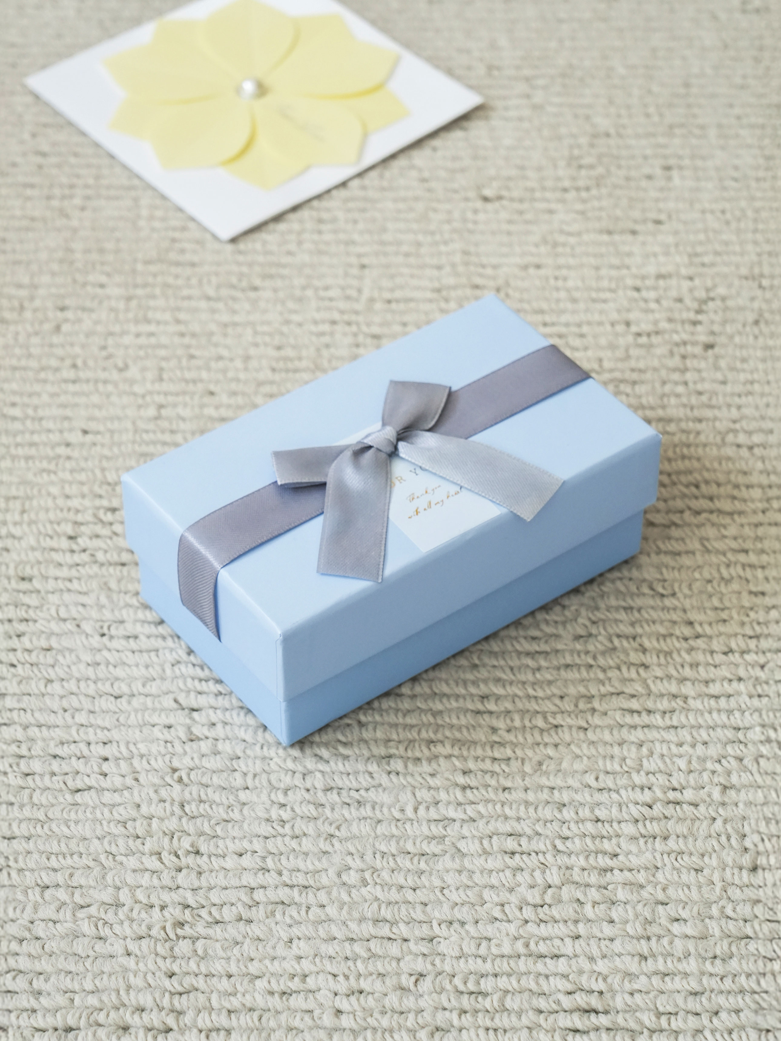 리본 미니 박스 14 X 8 X 5 cm 블루