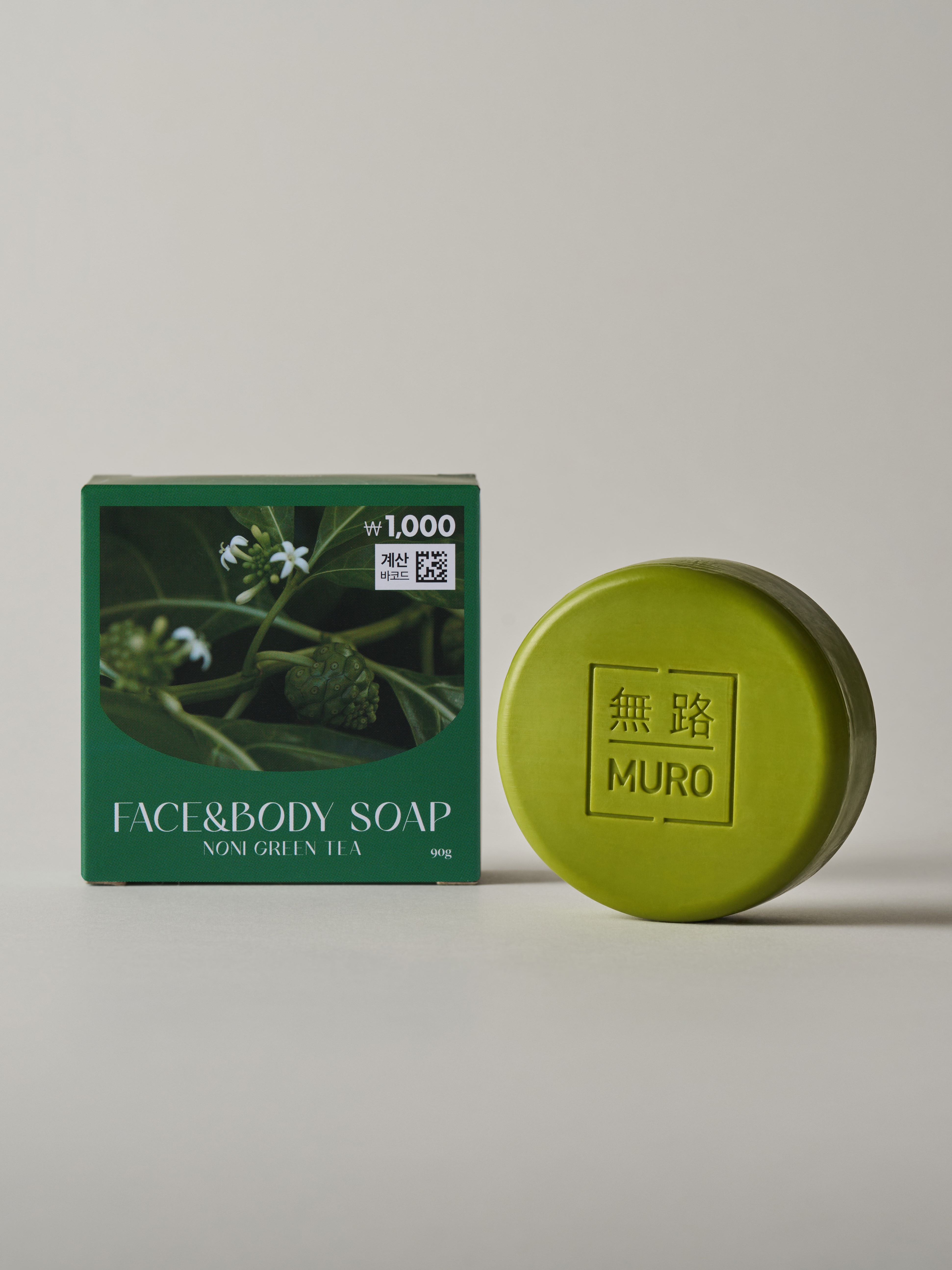 무로 노니 녹차비누 90g