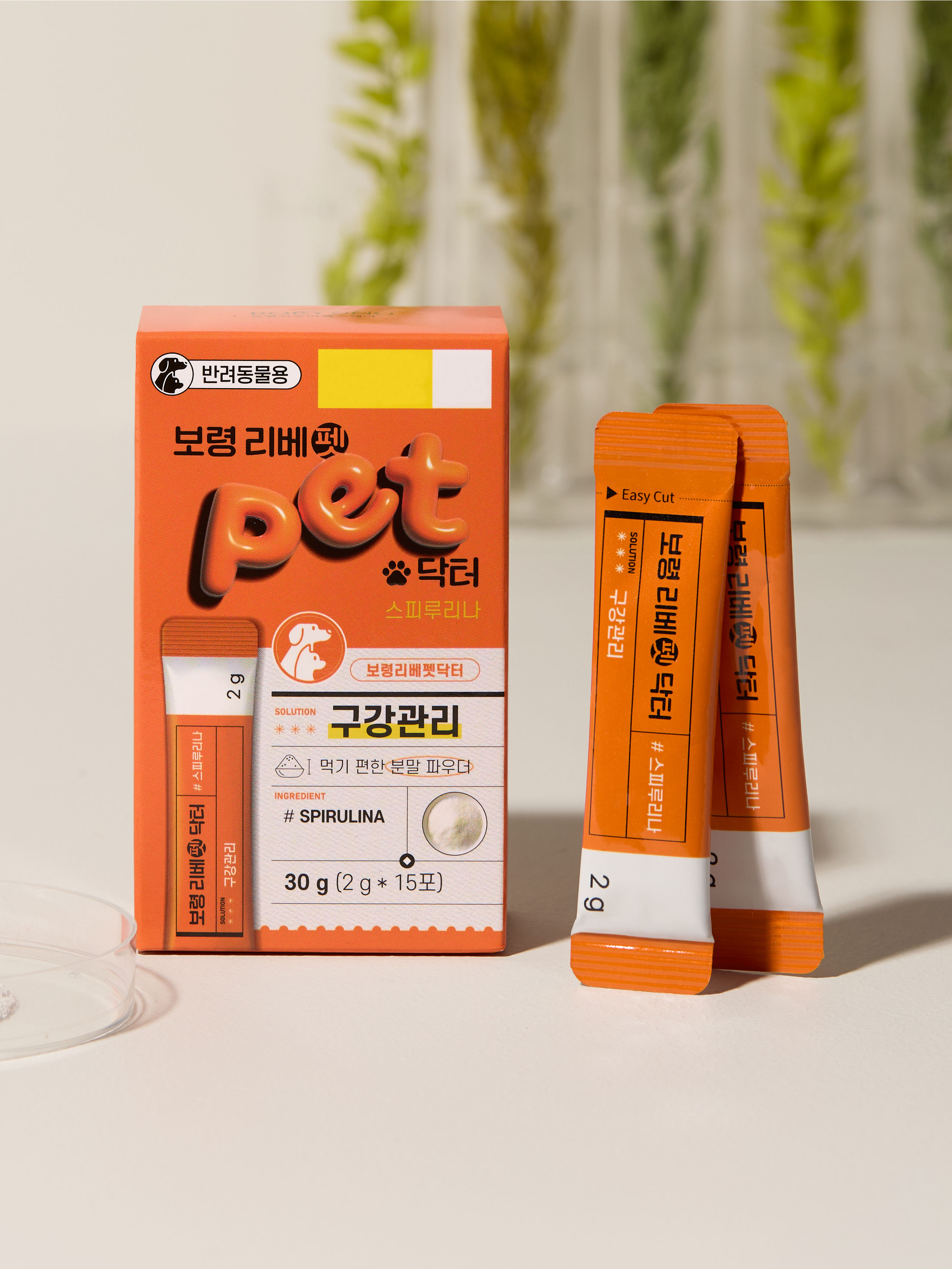 [펫] 보령 리베펫 닥터 구강 관리 분말형 2 g X 15개입