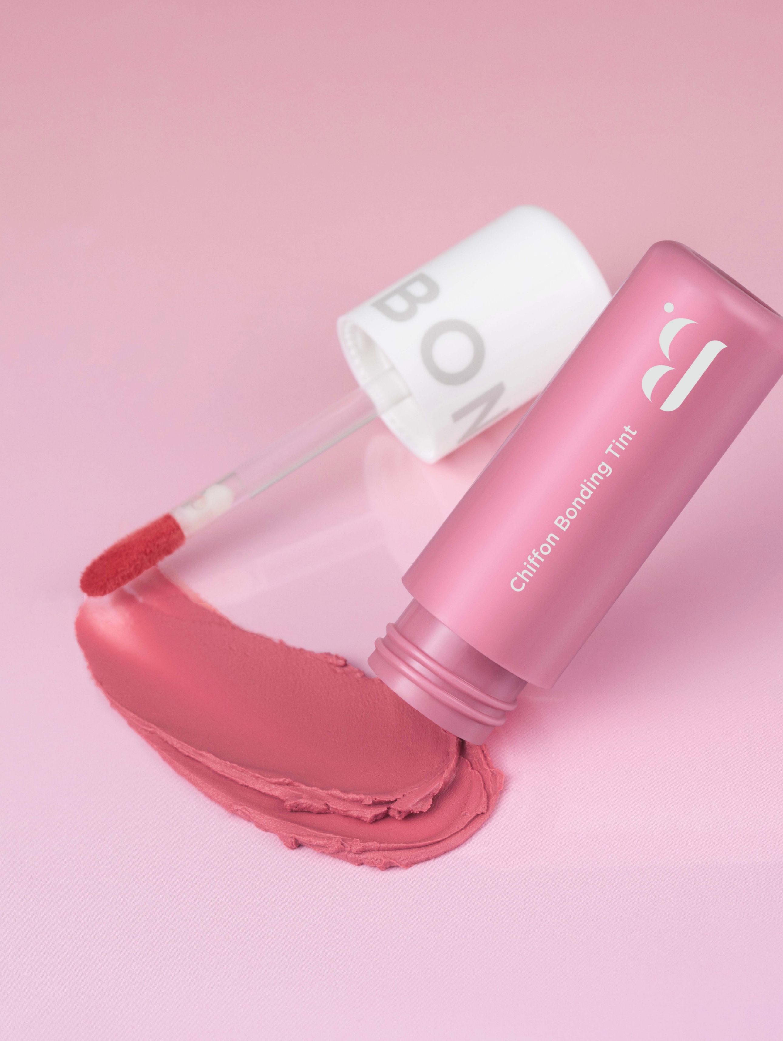 [02 Pink Chiffon] Тин트 для губ Boncept Chiffon Bonding